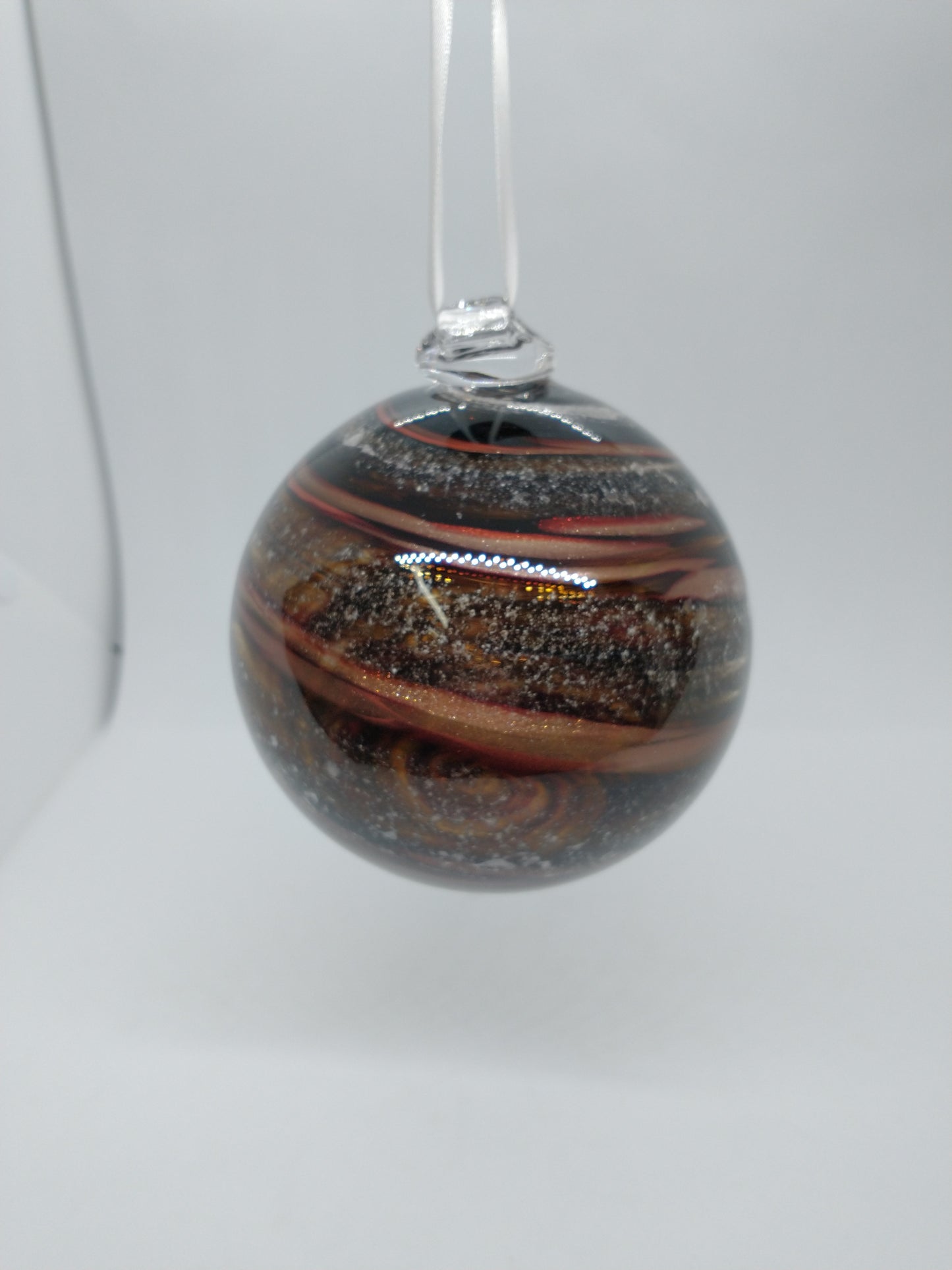 SMALL Ornament suncatcher Glass Memorials Hand Blown Glass Memories Cremation Memorials Ashes