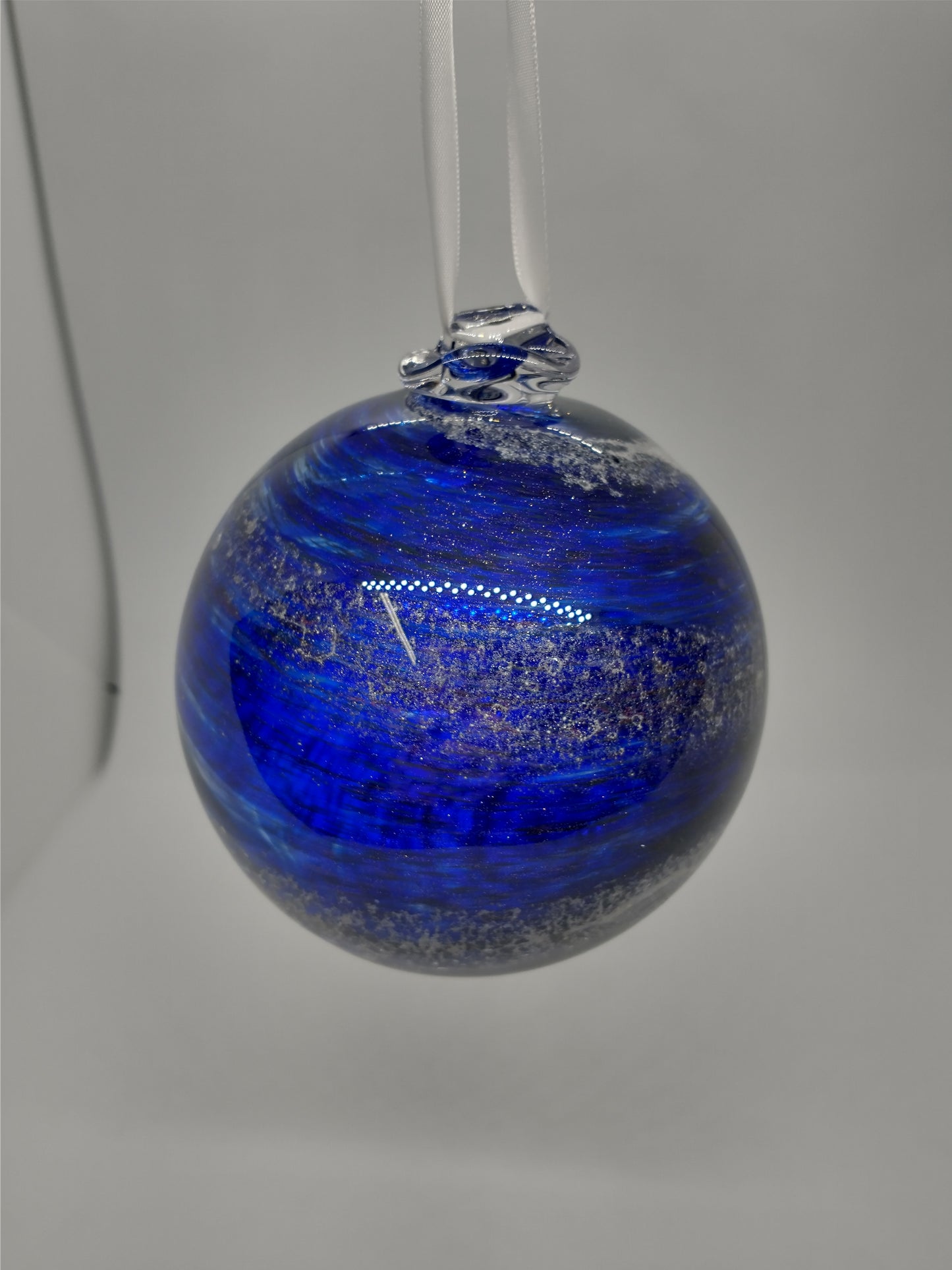 SMALL Ornament suncatcher Glass Memorials Hand Blown Glass Memories Cremation Memorials Ashes