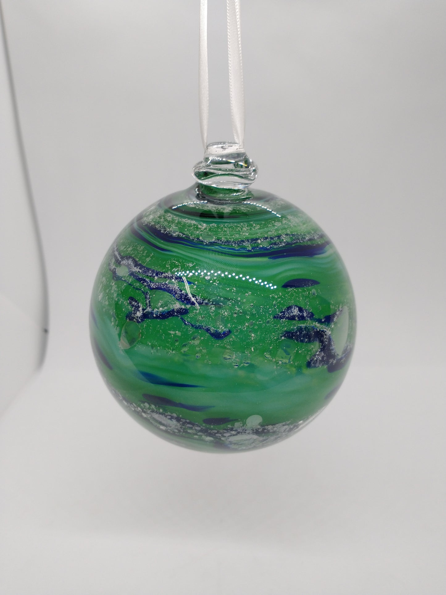 SMALL Ornament suncatcher Glass Memorials Hand Blown Glass Memories Cremation Memorials Ashes