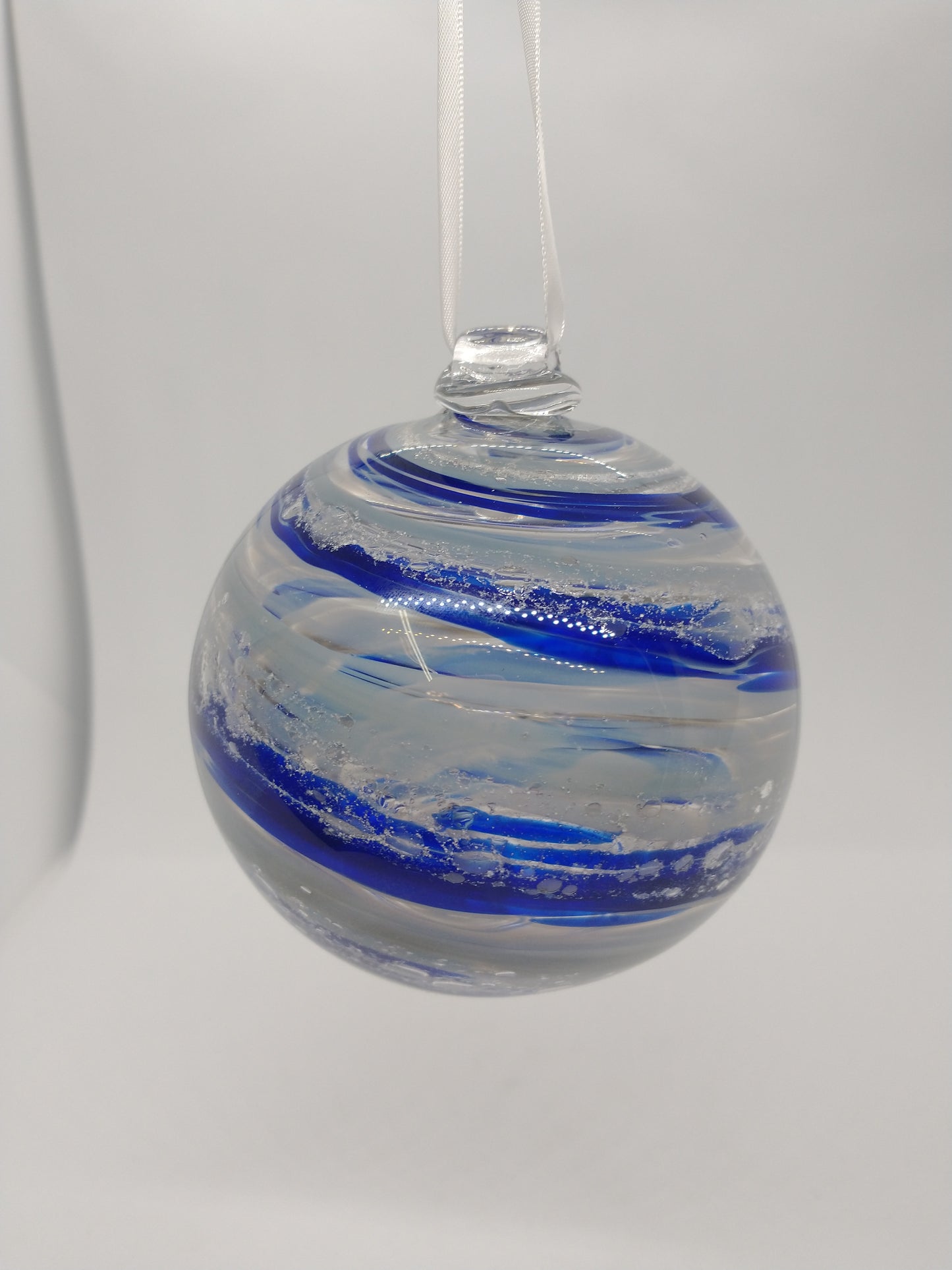 SMALL Ornament suncatcher Glass Memorials Hand Blown Glass Memories Cremation Memorials Ashes