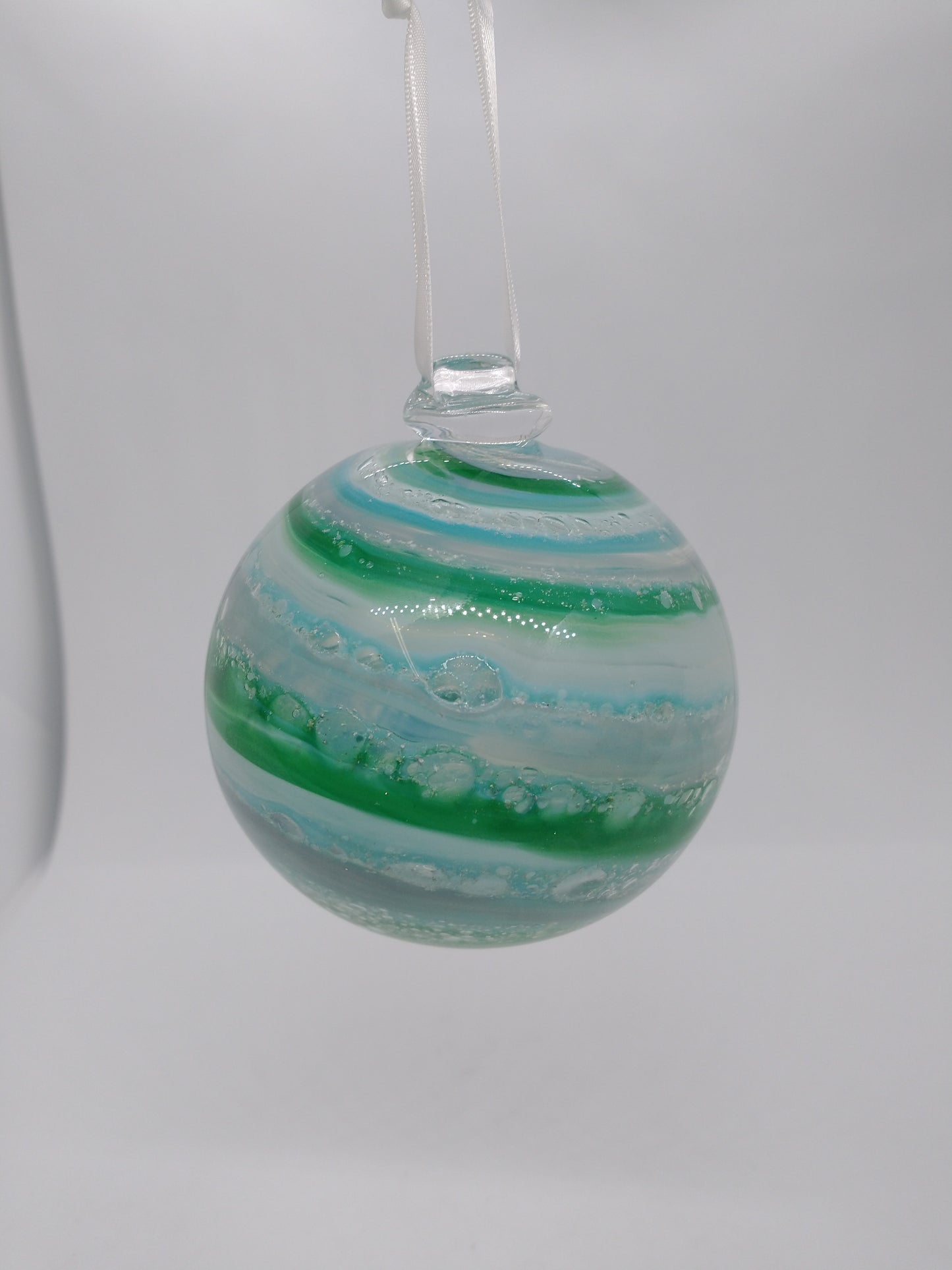 SMALL Ornament suncatcher Glass Memorials Hand Blown Glass Memories Cremation Memorials Ashes