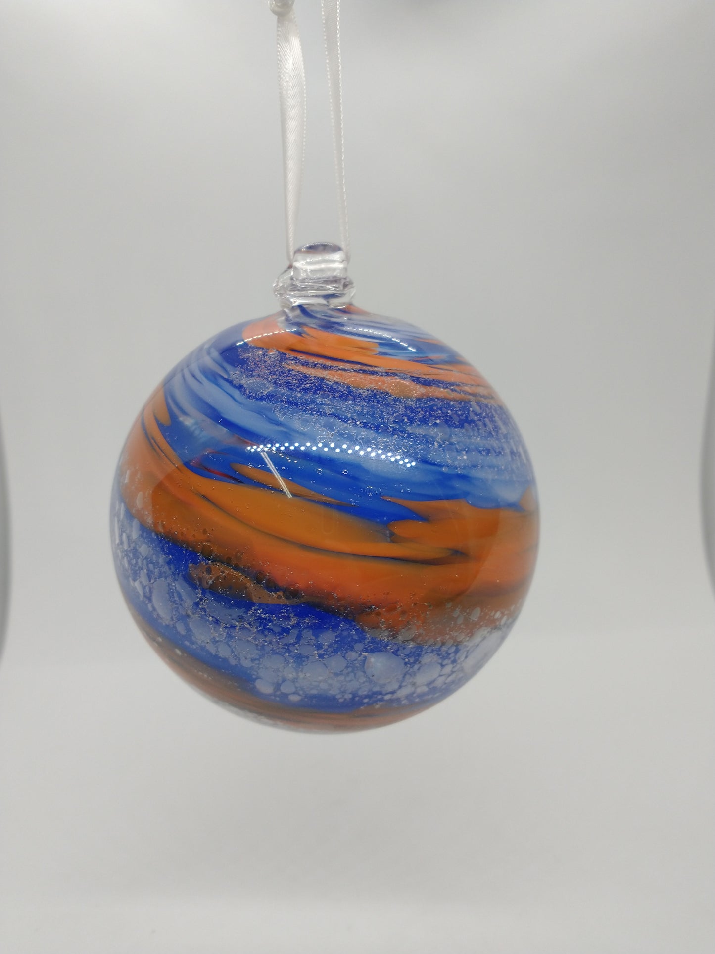 SMALL Ornament suncatcher Glass Memorials Hand Blown Glass Memories Cremation Memorials Ashes