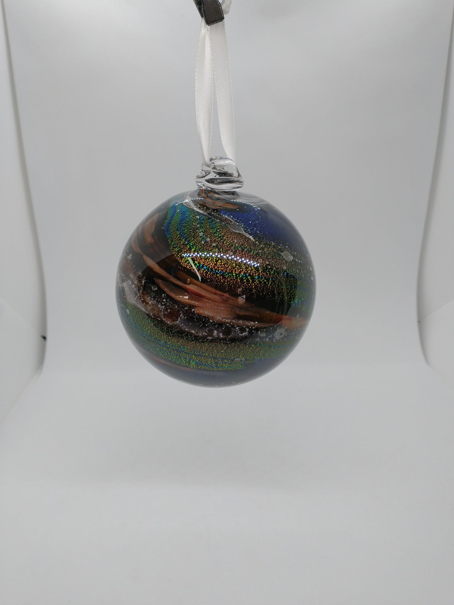 SMALL Ornament suncatcher Glass Memorials Hand Blown Glass Memories Cremation Memorials Ashes