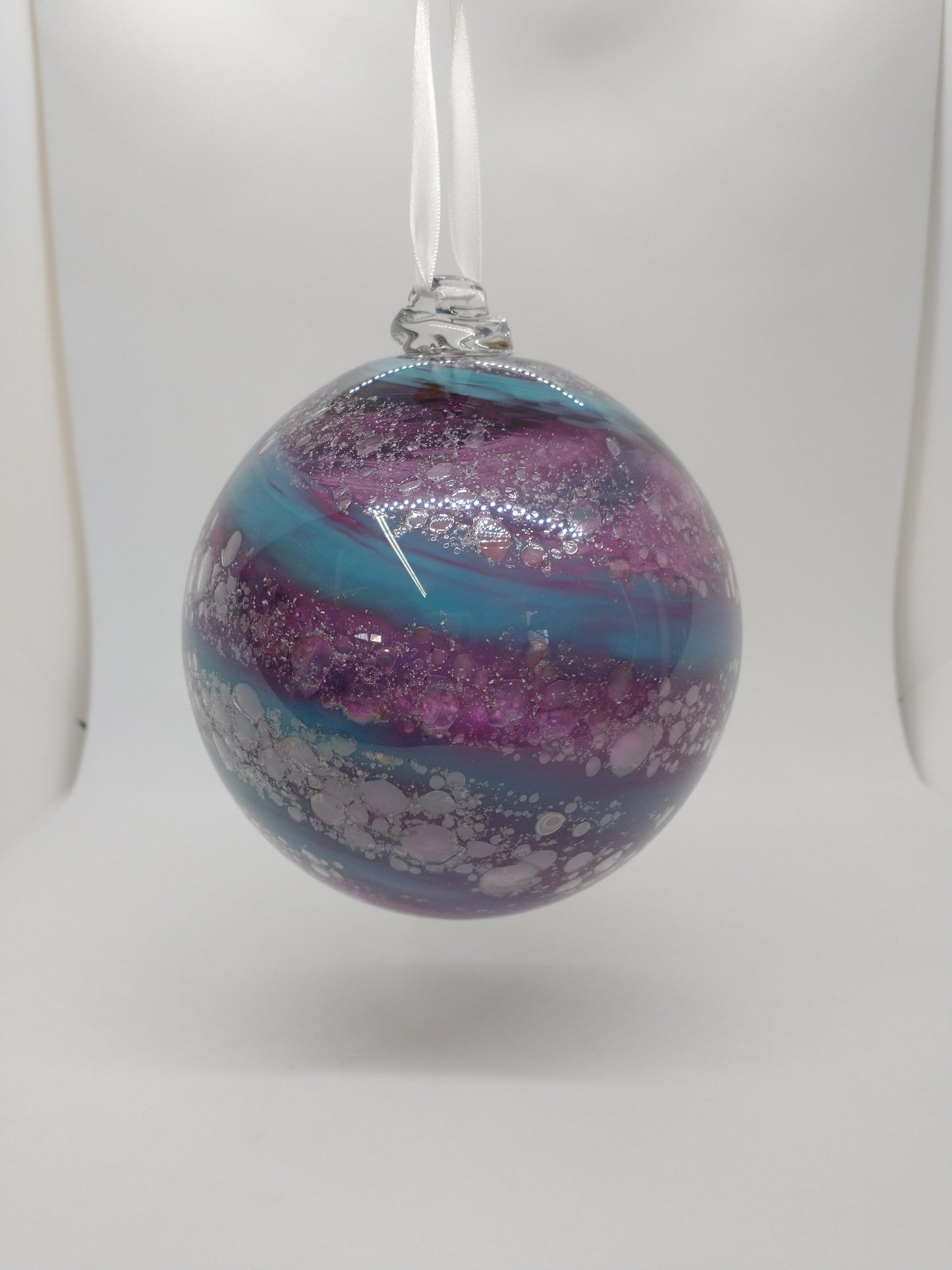 SMALL Ornament suncatcher Glass Memorials Hand Blown Glass Memories Cremation Memorials Ashes