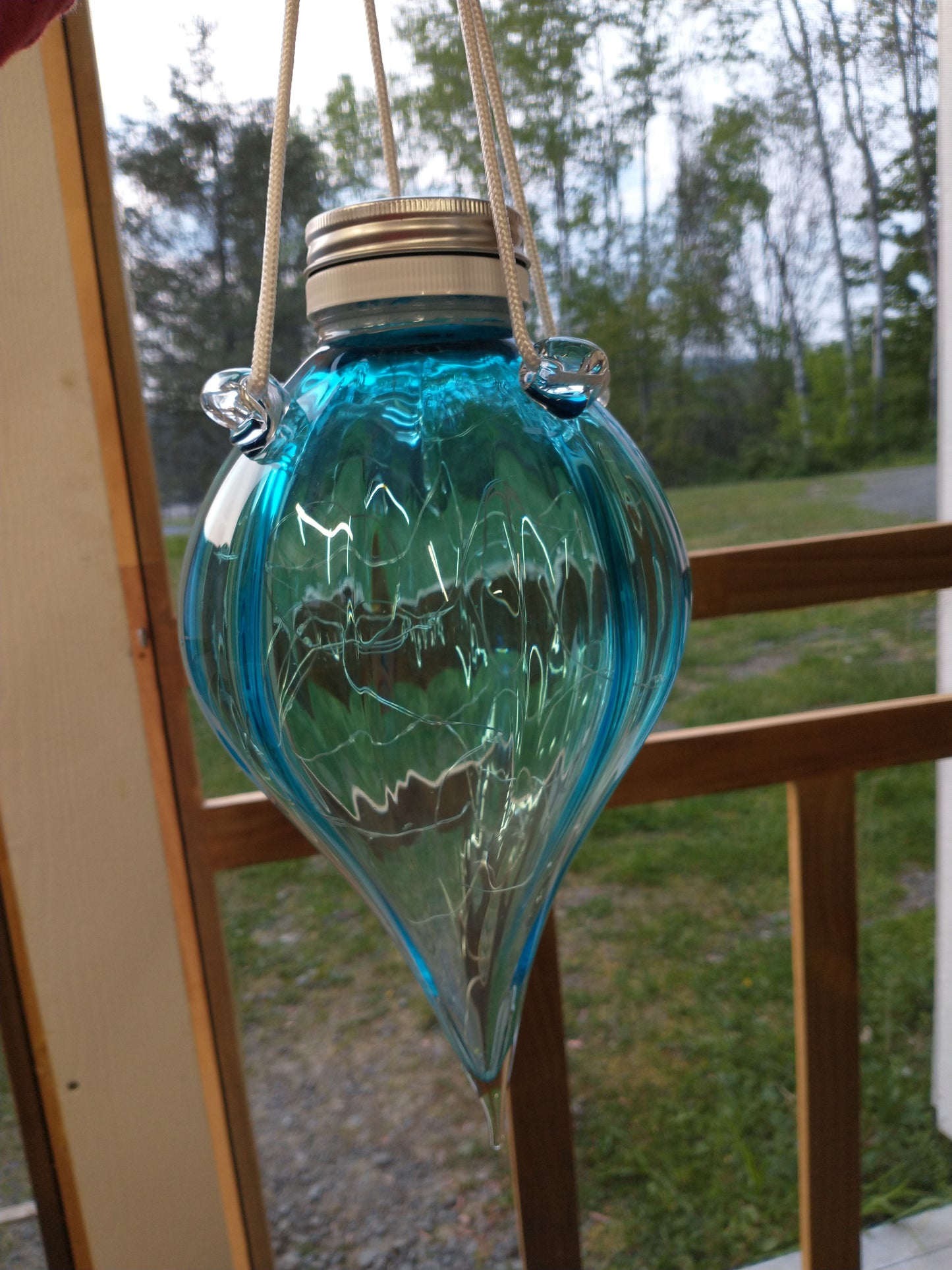 Glass solar lantern Solar LED lantern glass solar light solar lighting outdoor garden solar gazing globe gazing ball hanging lantern