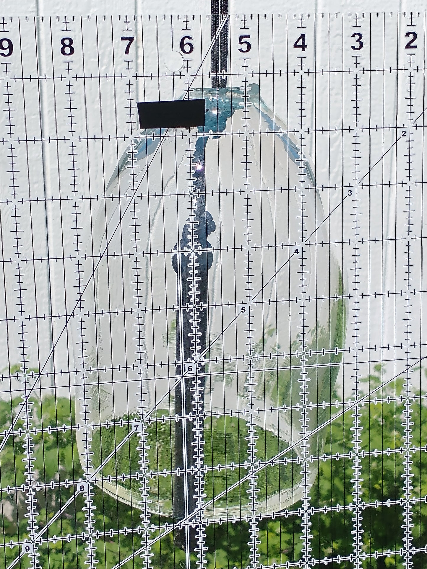 Glass wind chime hand blown glass wind chimes