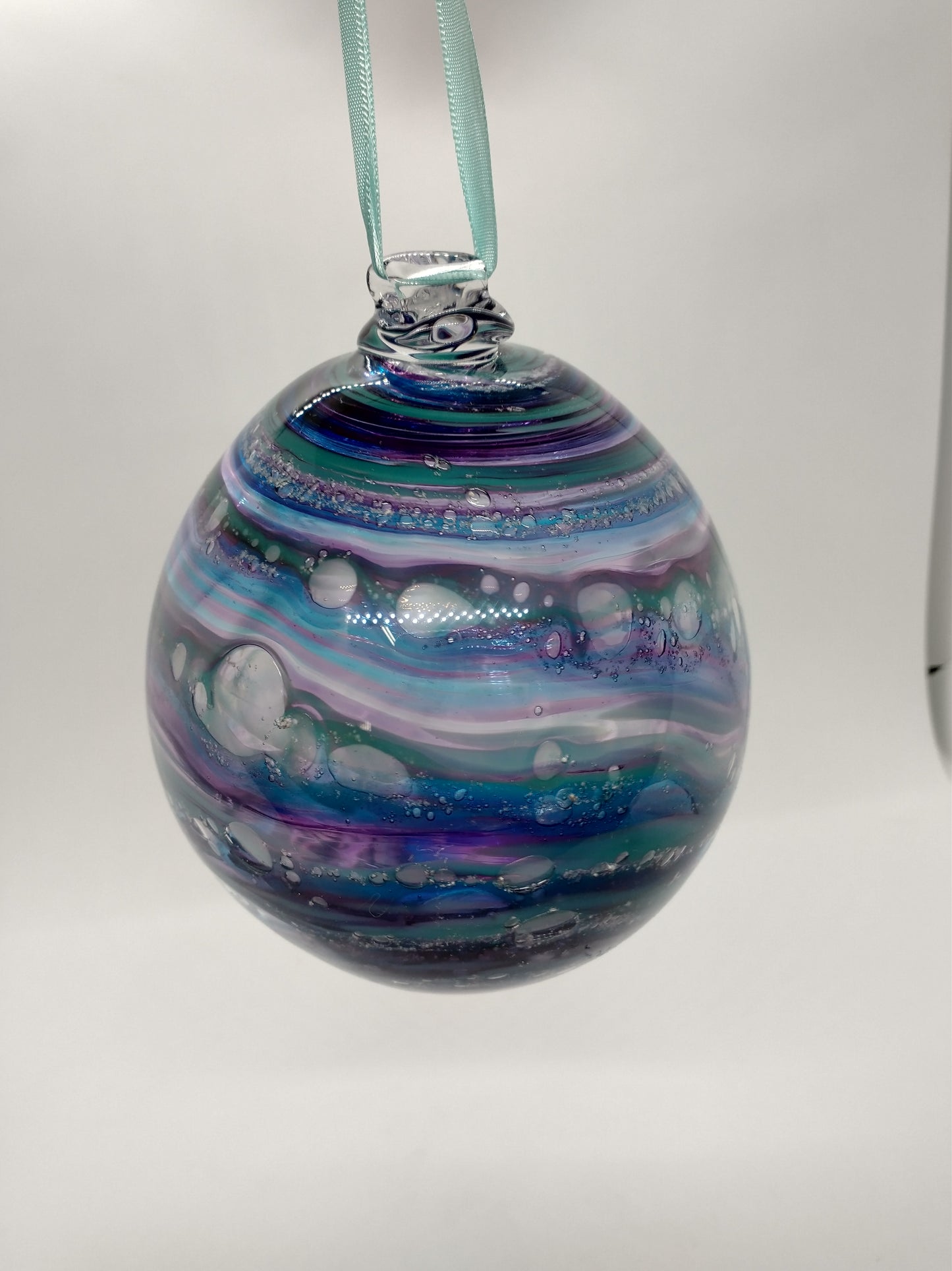 SMALL Ornament suncatcher Glass Memorials Hand Blown Glass Memories Cremation Memorials Ashes