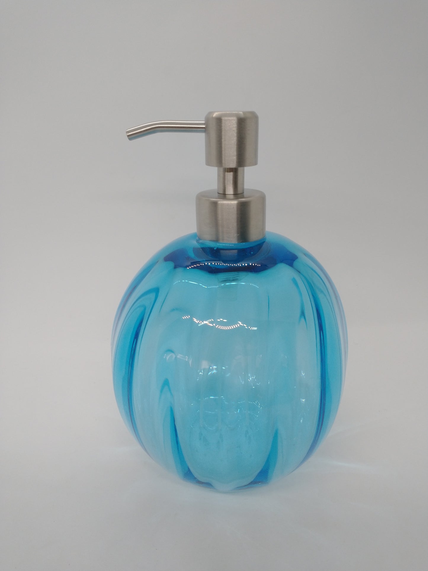 Soap pump glass Soap dispenser hand blown glass soap pump lotion dispenser kitchen bathroom liquid soap