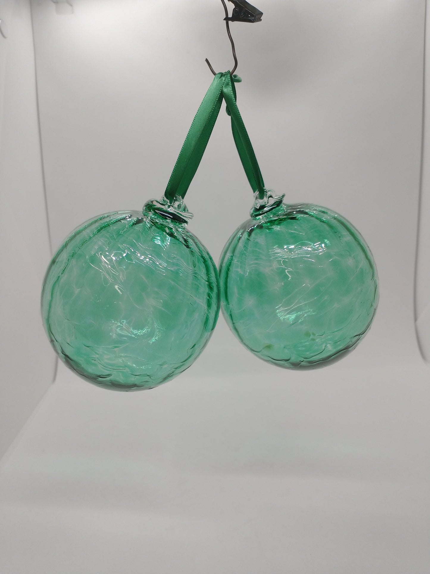 May Emerald Birthstone Ornaments Hand Blown Glass Ornament suncatcher Garden Ball home decor