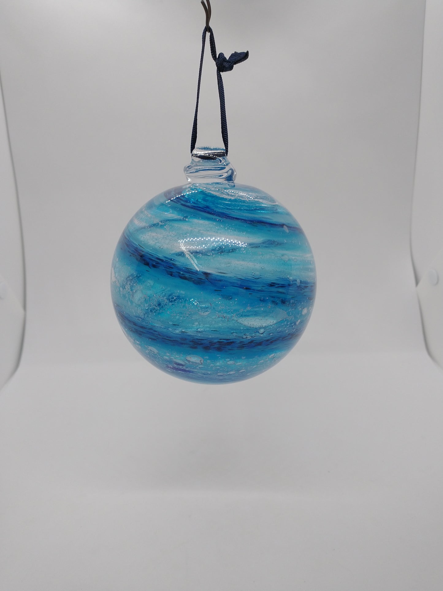 SMALL Ornament suncatcher Glass Memorials Hand Blown Glass Memories Cremation Memorials Ashes