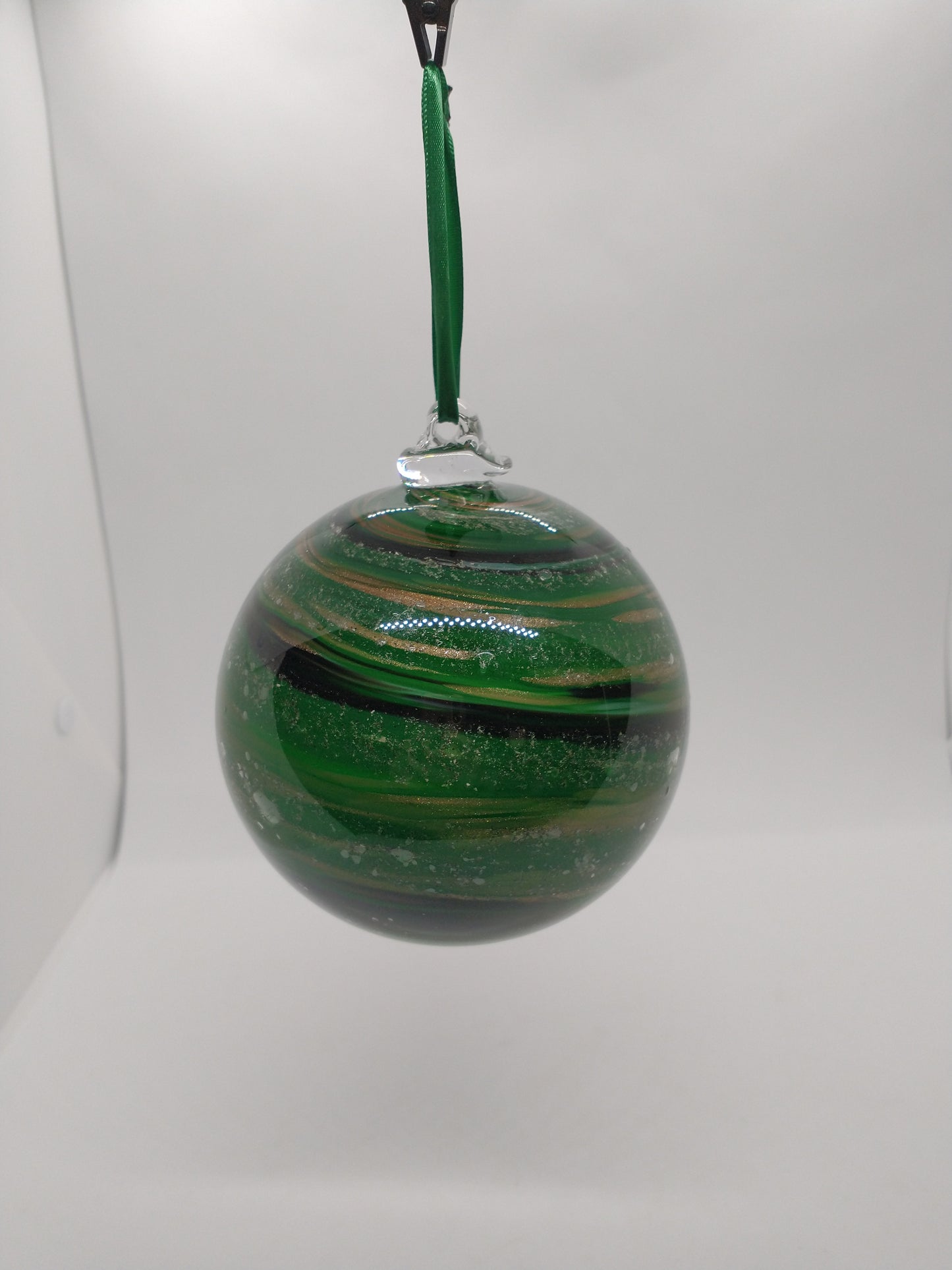 SMALL Ornament suncatcher Glass Memorials Hand Blown Glass Memories Cremation Memorials Ashes