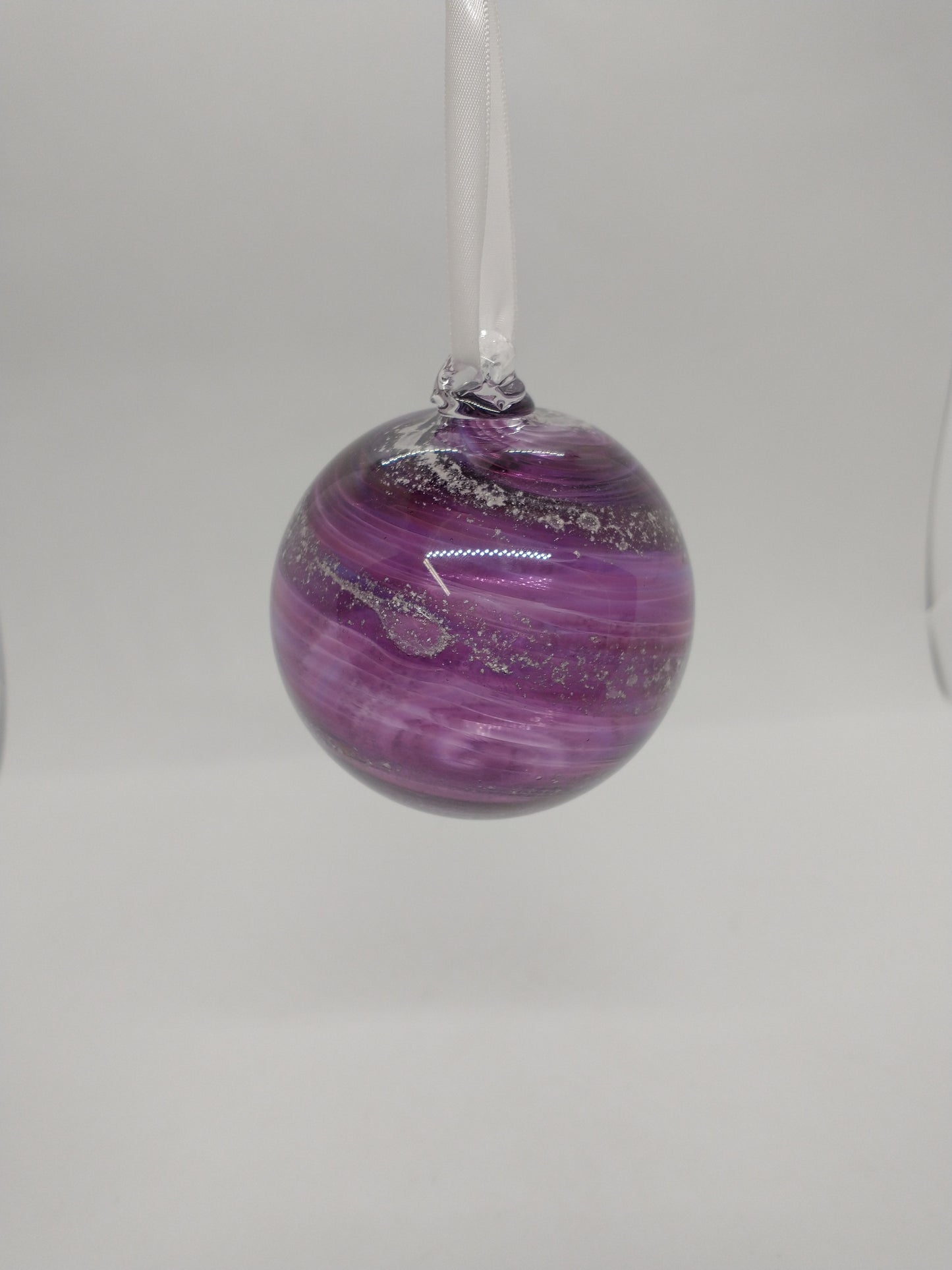 SMALL Ornament suncatcher Glass Memorials Hand Blown Glass Memories Cremation Memorials Ashes