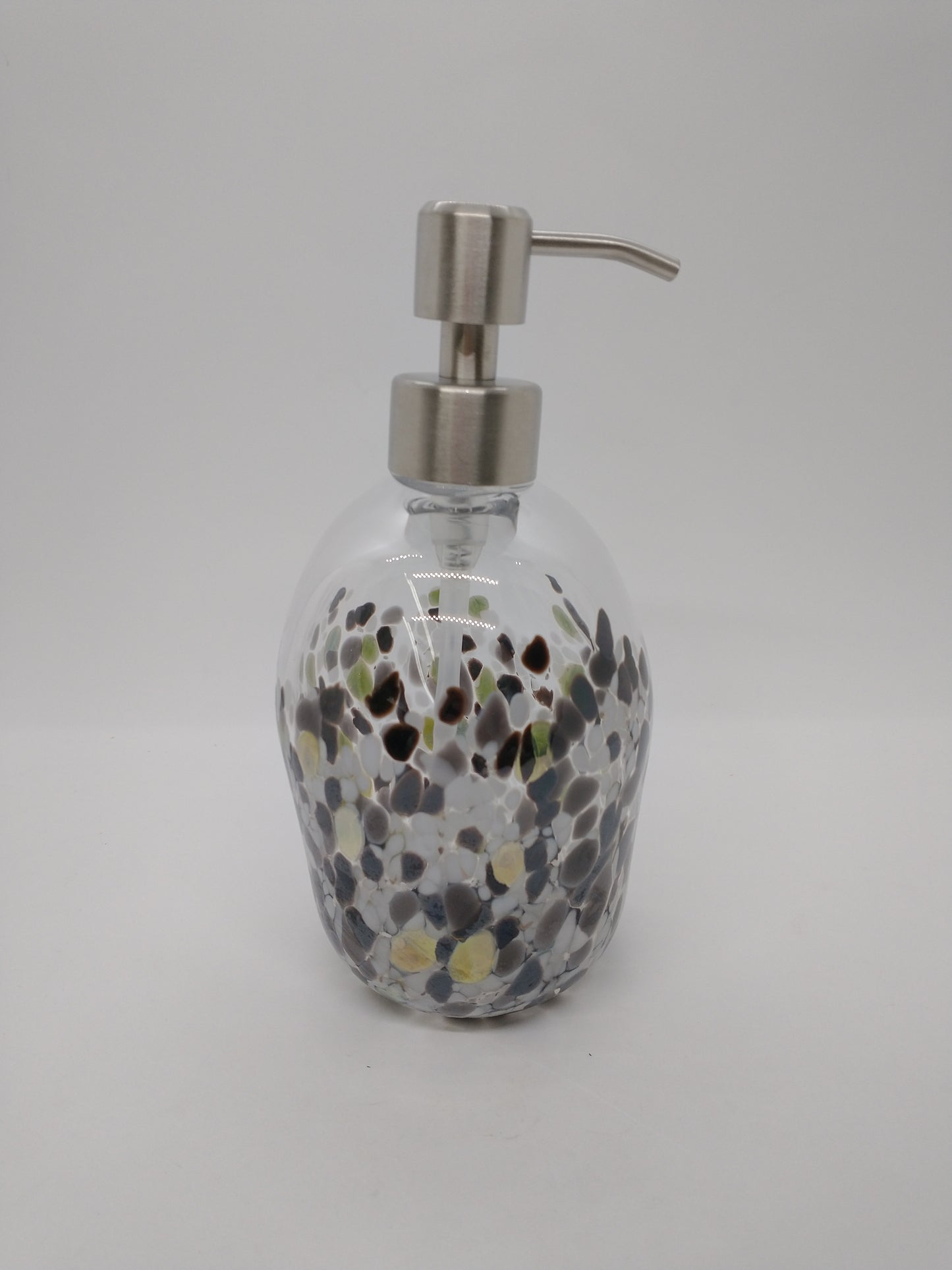 Soap pump glass Soap dispenser hand blown glass soap pump lotion dispenser kitchen bathroom liquid soap