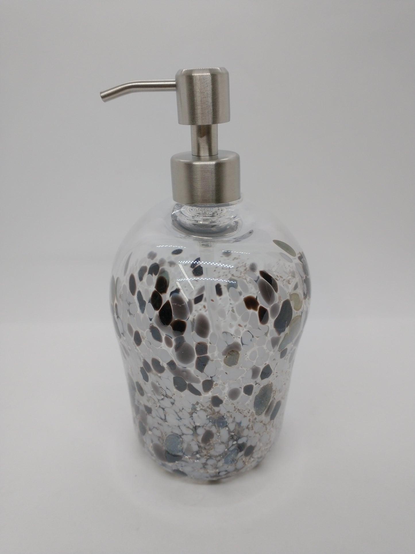 Soap pump glass Soap dispenser hand blown glass soap pump lotion dispenser kitchen bathroom liquid soap