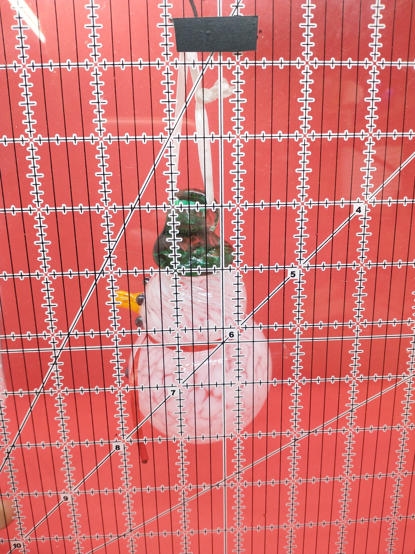 GREEN Glass Snowman ornament frosty the snowman glass snowmen Hand Blown Glass Snowmen Decorative winter snowman Christmas snow decorative