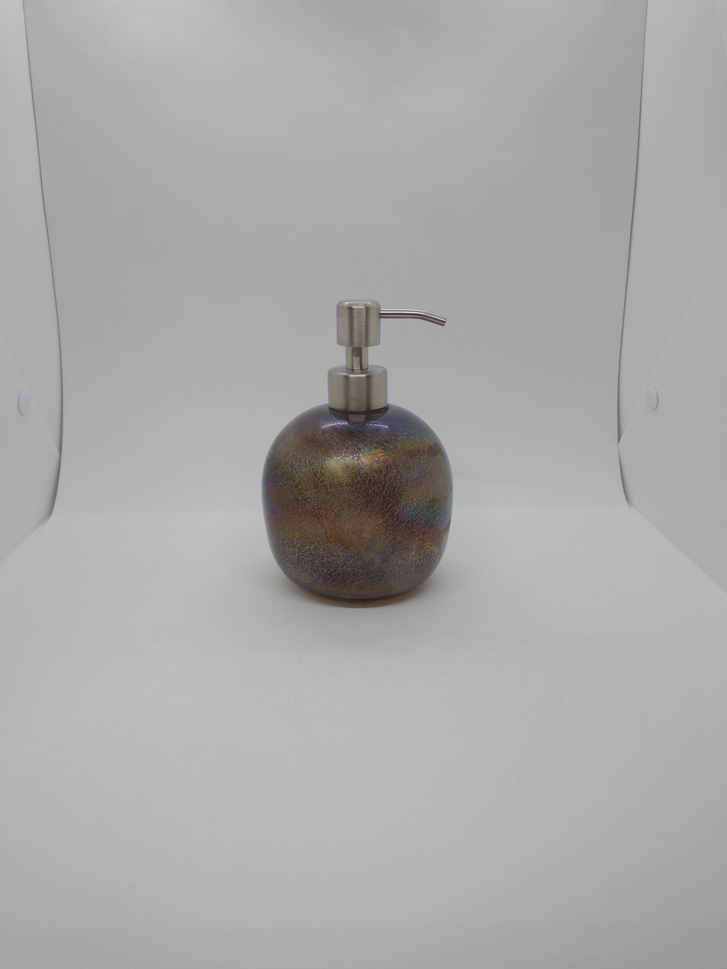 Soap pump glass Soap dispenser hand blown glass soap pump lotion dispenser kitchen bathroom liquid soap
