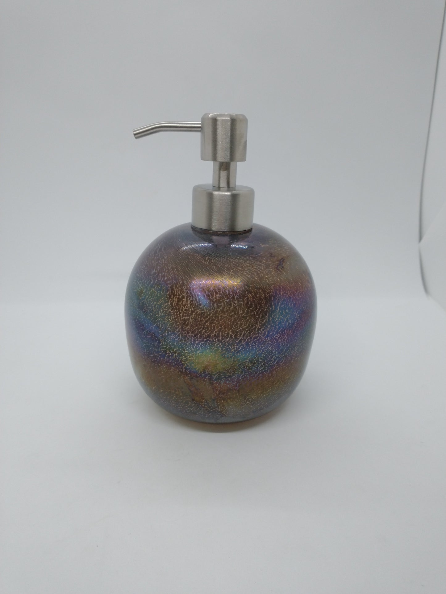 Soap pump glass Soap dispenser hand blown glass soap pump lotion dispenser kitchen bathroom liquid soap