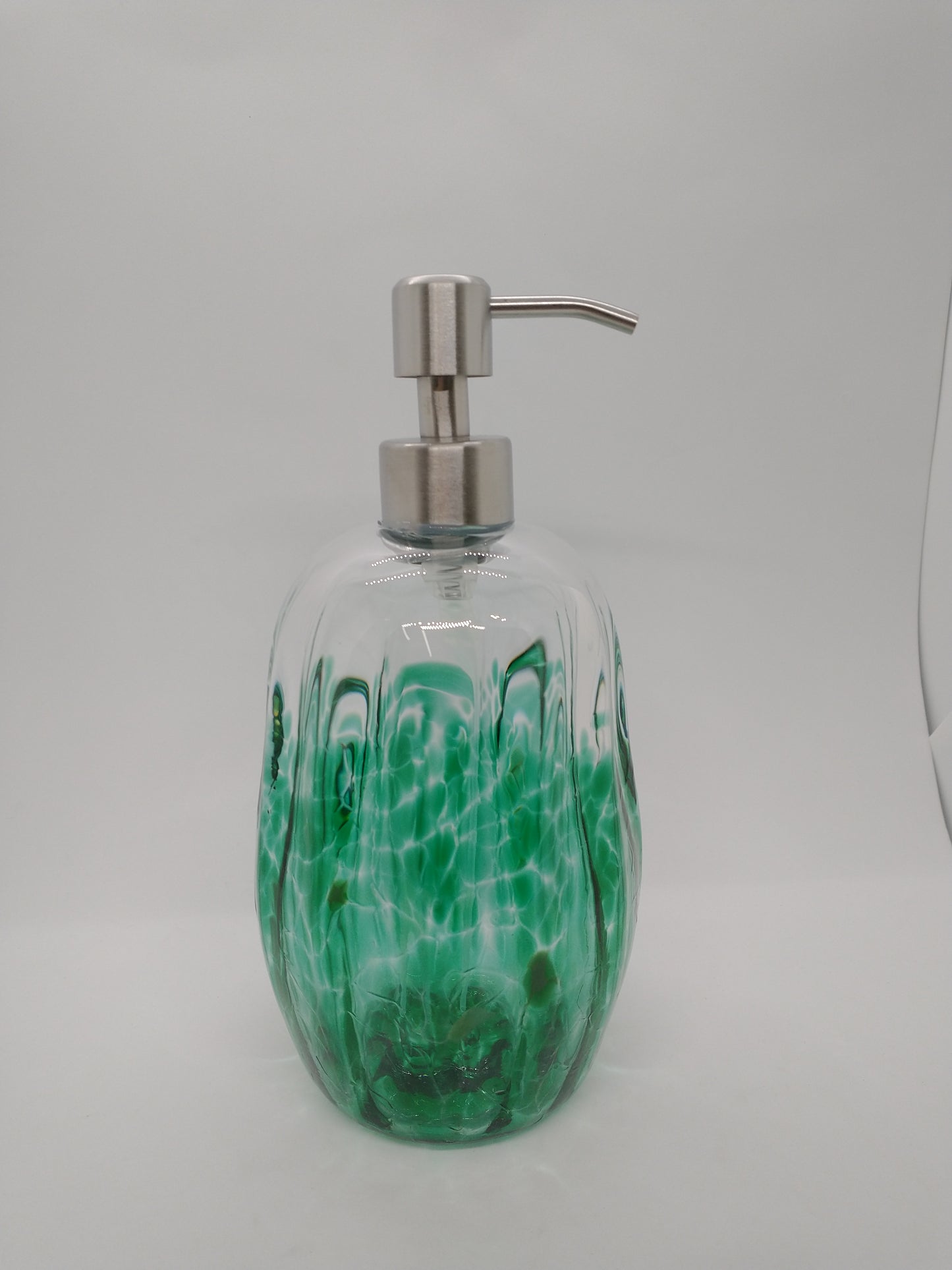 Soap pump glass Soap dispenser hand blown glass soap pump lotion dispenser kitchen bathroom liquid soap