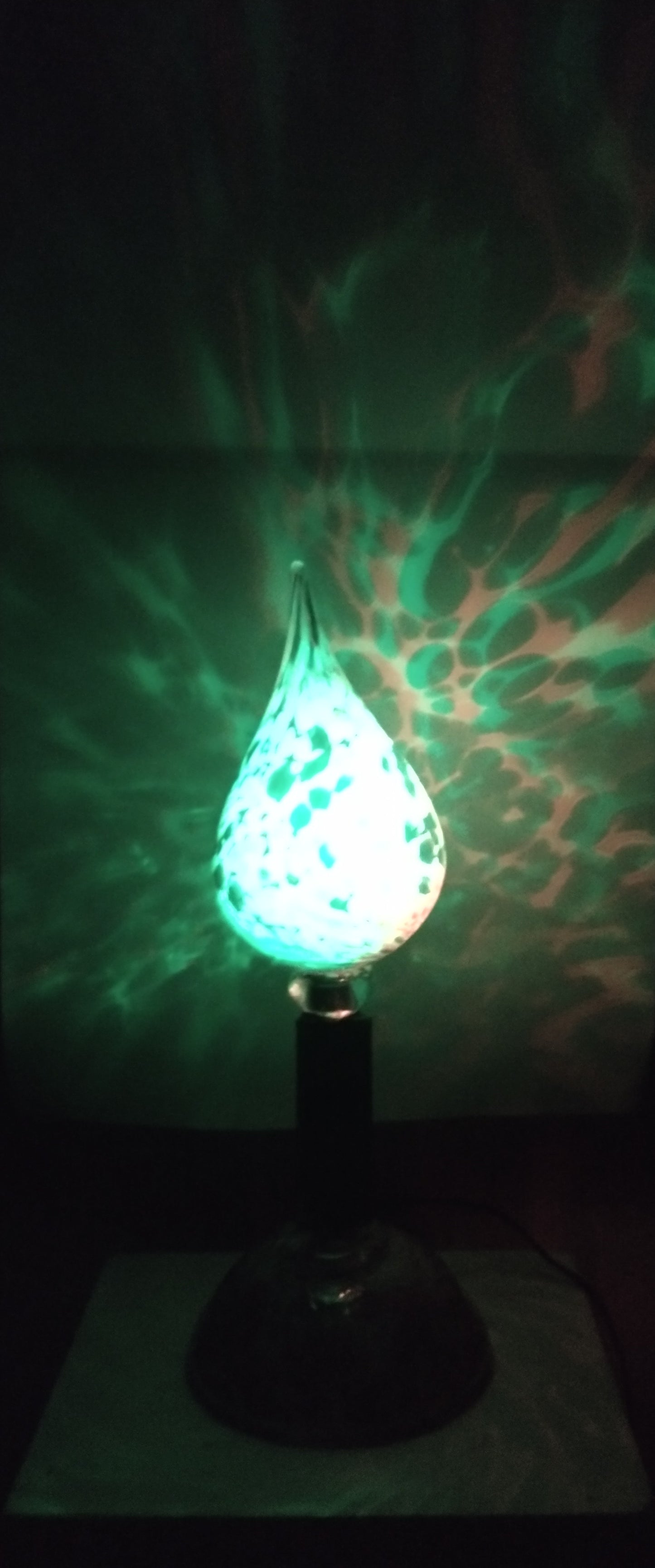 Night lights handblown glass table top night lights mood lighting