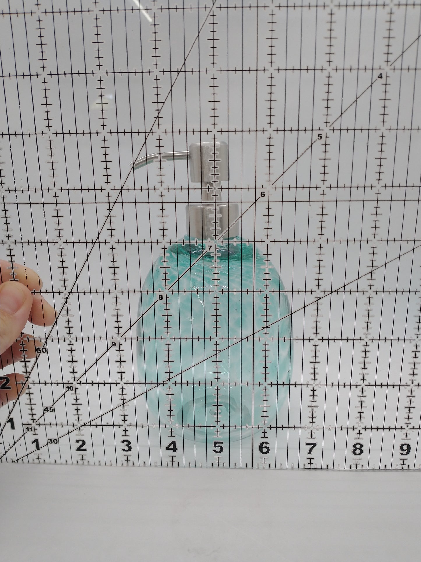 Soap pump glass Soap dispenser hand blown glass soap pump lotion dispenser kitchen bathroom liquid soap