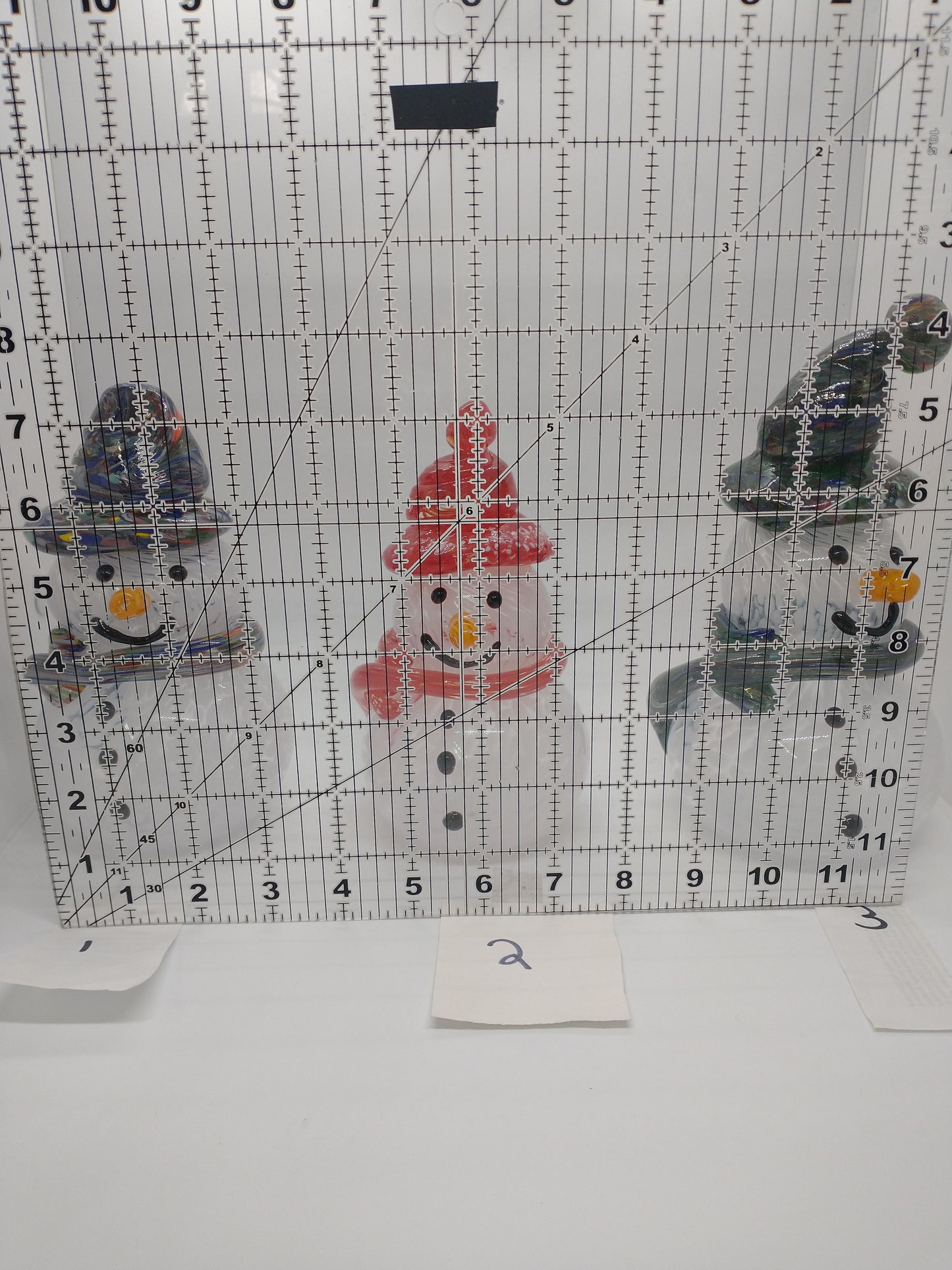 Glass Snowman frosty the snowman glass snowmen Hand Blown Glass Snowmen Decorative winter snowman Christmas snow decorative