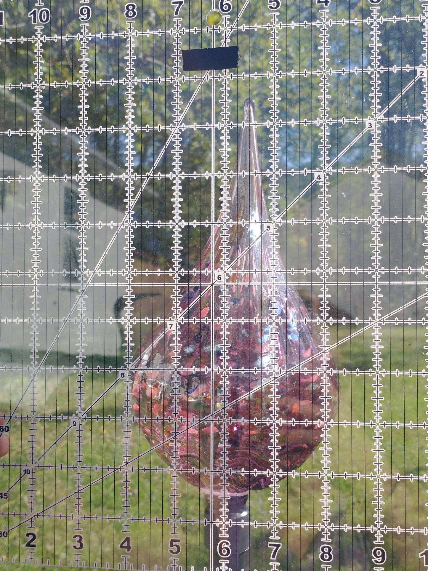 Color changing solar lights outdoor lights LED color changing glass solar lights hand blown glass Glass solar light