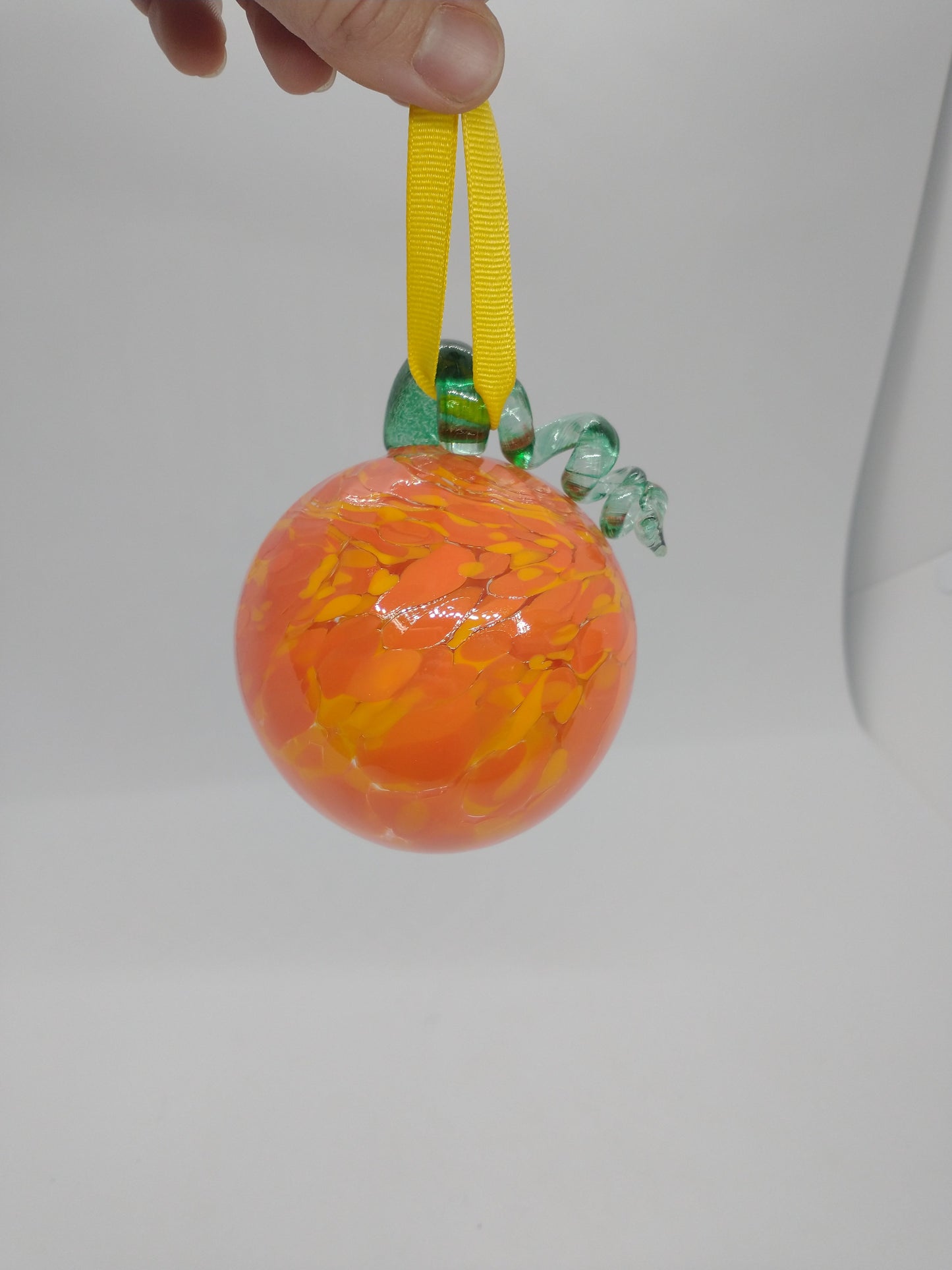 Glass pumpkin Ornament Hand Blown Glass Pumpkin fall squash pumpkins the pumpkin store