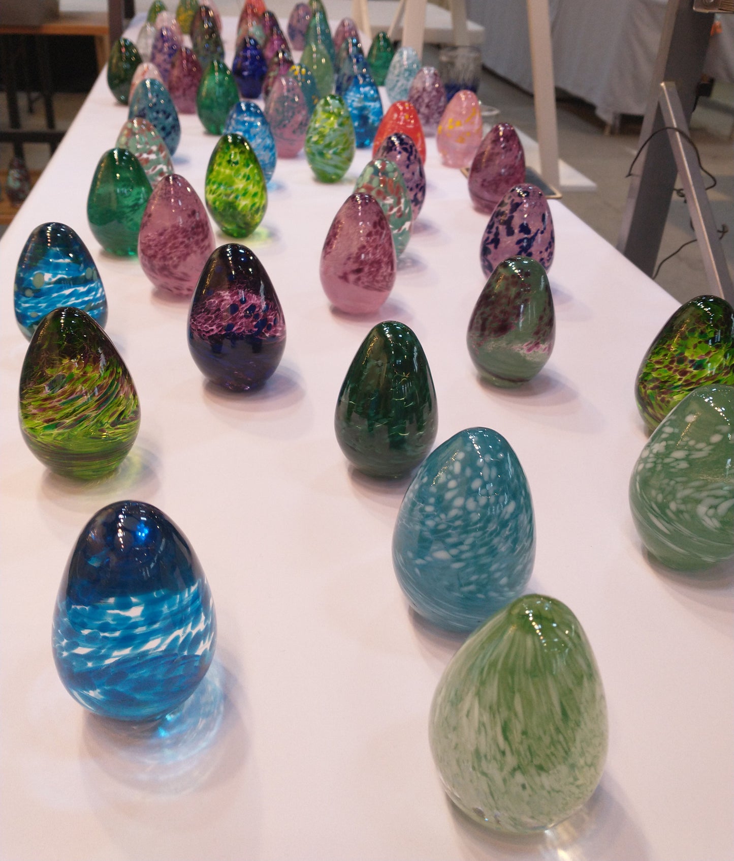 Easter egg Four hand blown glass eggs