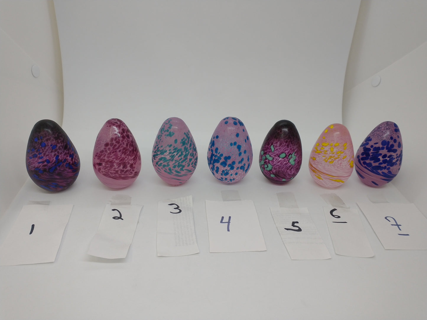 Easter egg Four hand blown glass eggs