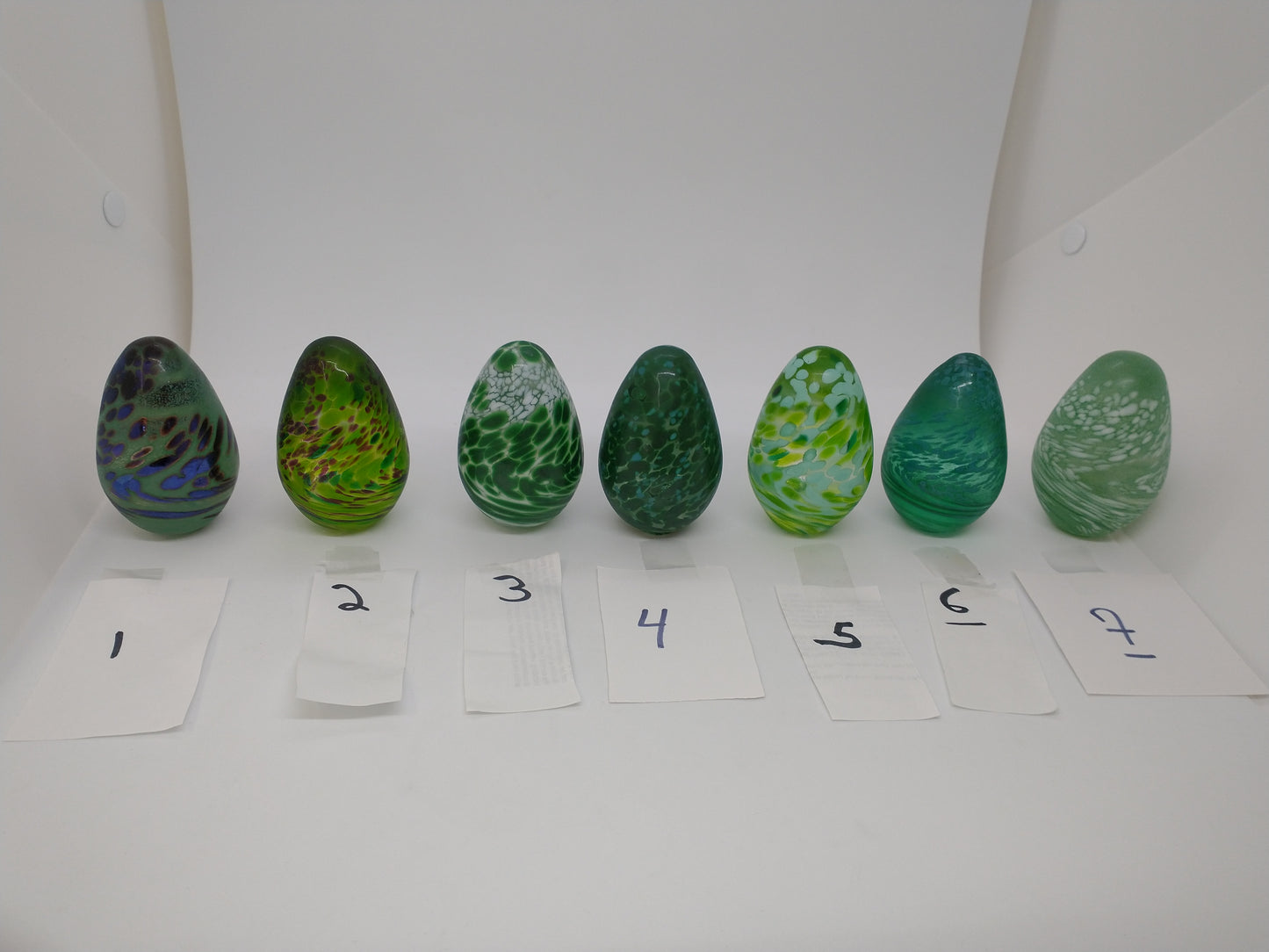 Easter egg Four hand blown glass eggs