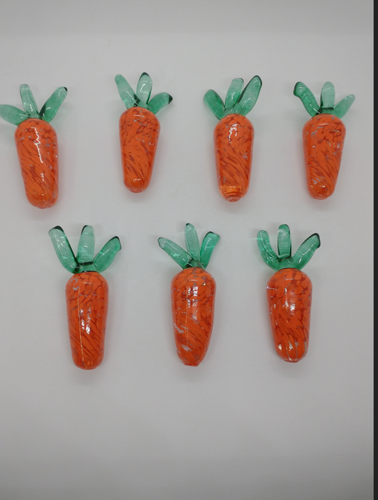 TWO Carrots Easter carrots cake toppers