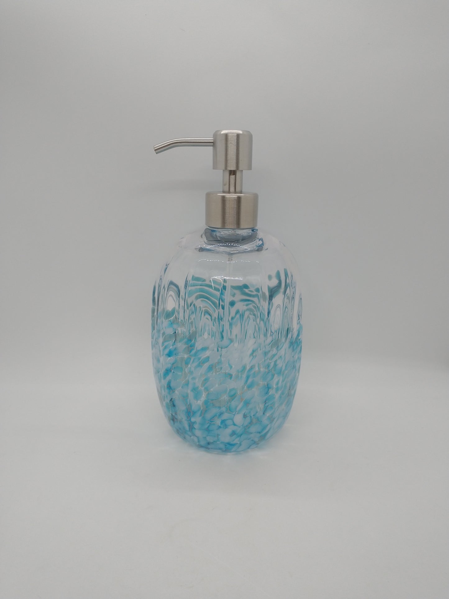 Soap pump glass Soap dispenser hand blown glass soap pump lotion dispenser kitchen bathroom liquid soap