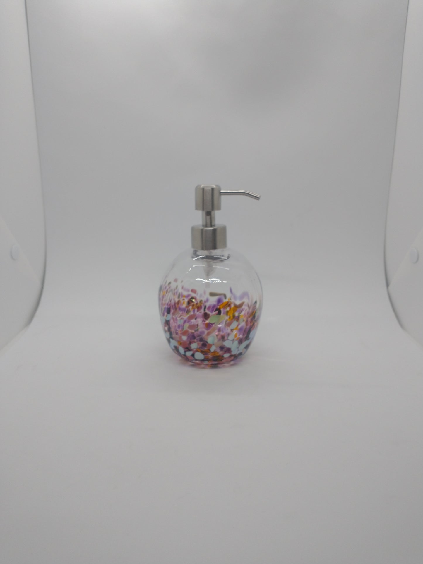 Soap Pump glass Soap dispenser hand blown glass soap pump lotion dispenser kitchen bathroom liquid soap
