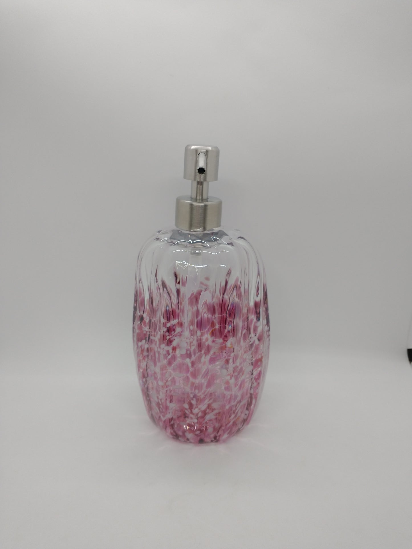Hand blown Glass soap pump Soap dispenser hand blown glass soap pump lotion dispenser kitchen bathroom liquid soap
