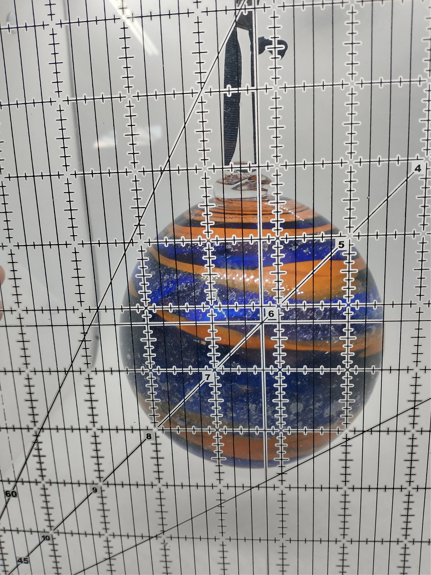 MEDIUM Ornament suncatcher Glass Memorials Hand Blown Glass Memories Cremation Memorials Ashes Medium