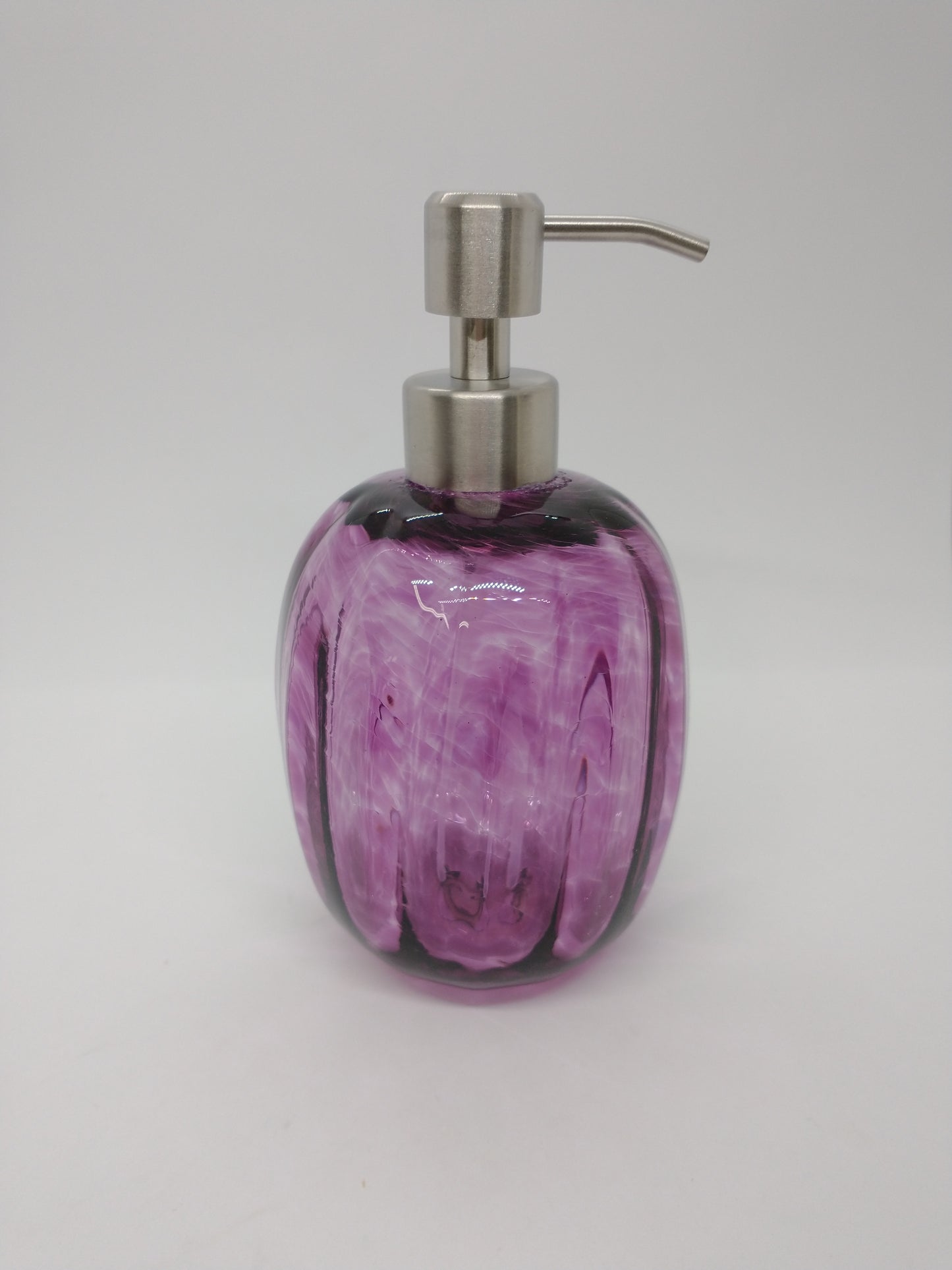 Glass Soap dispenser hand blown glass soap pump lotion dispenser kitchen bathroom liquid soap