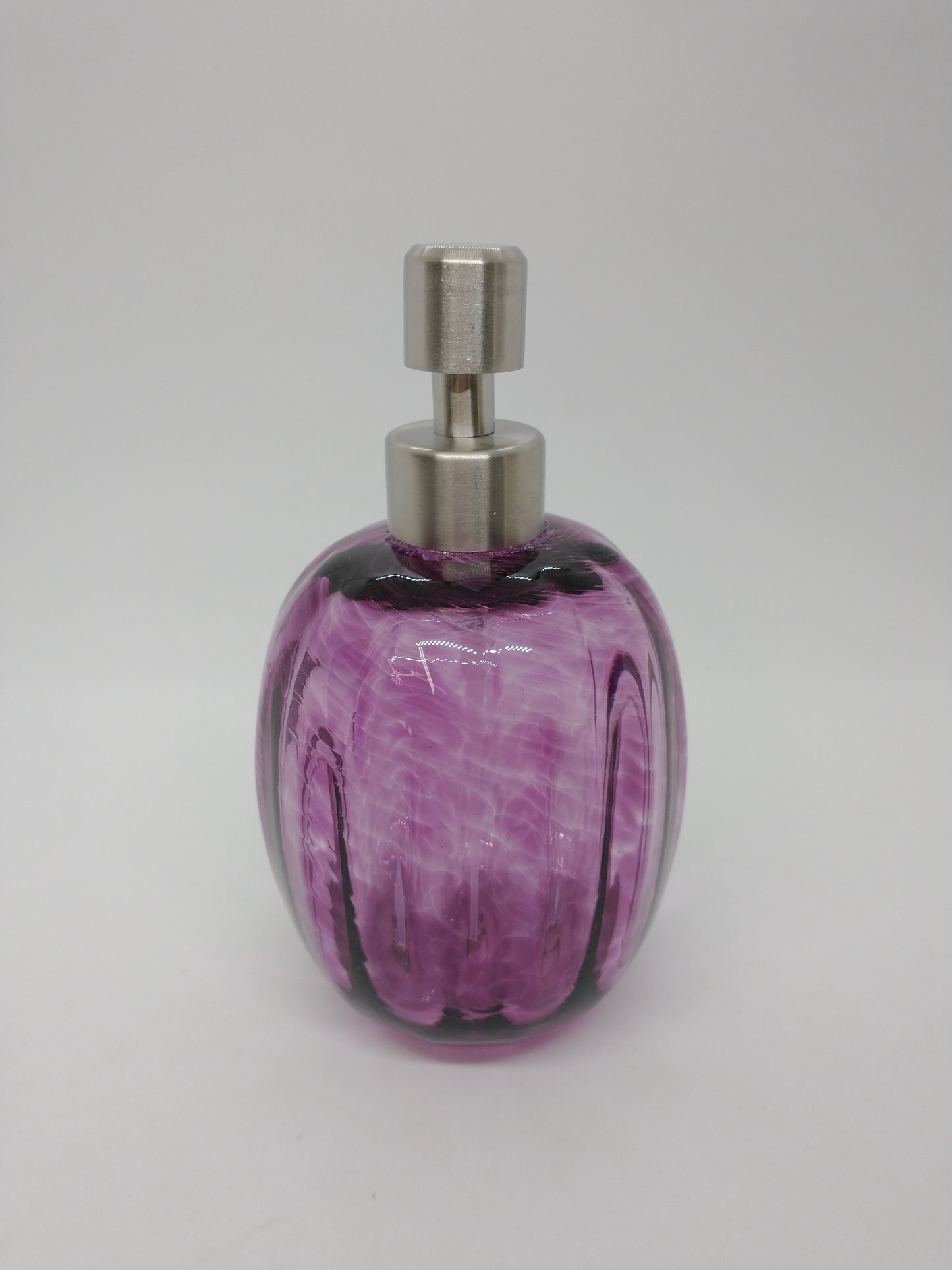 Glass Soap dispenser hand blown glass soap pump lotion dispenser kitchen bathroom liquid soap