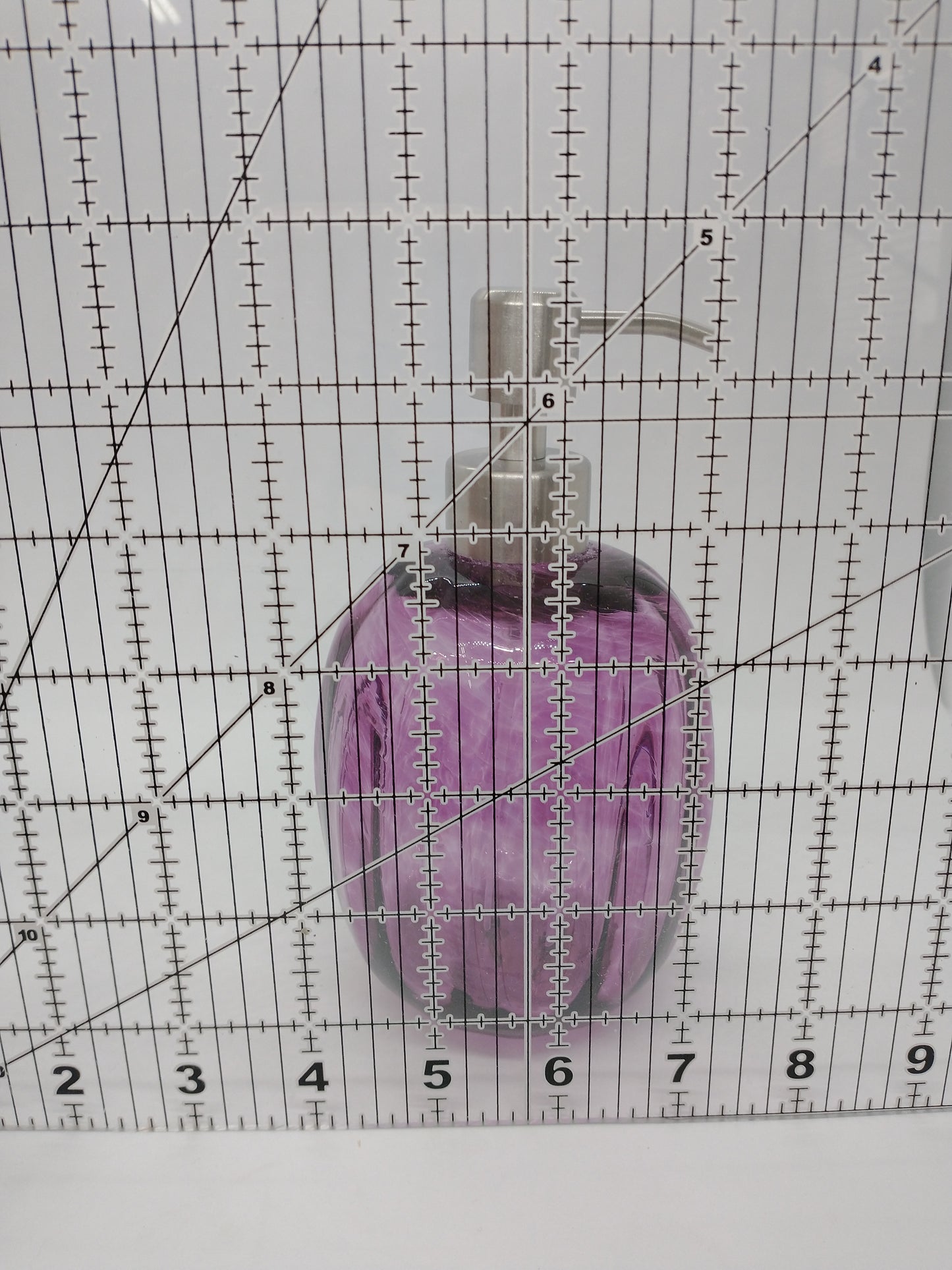 Glass Soap dispenser hand blown glass soap pump lotion dispenser kitchen bathroom liquid soap