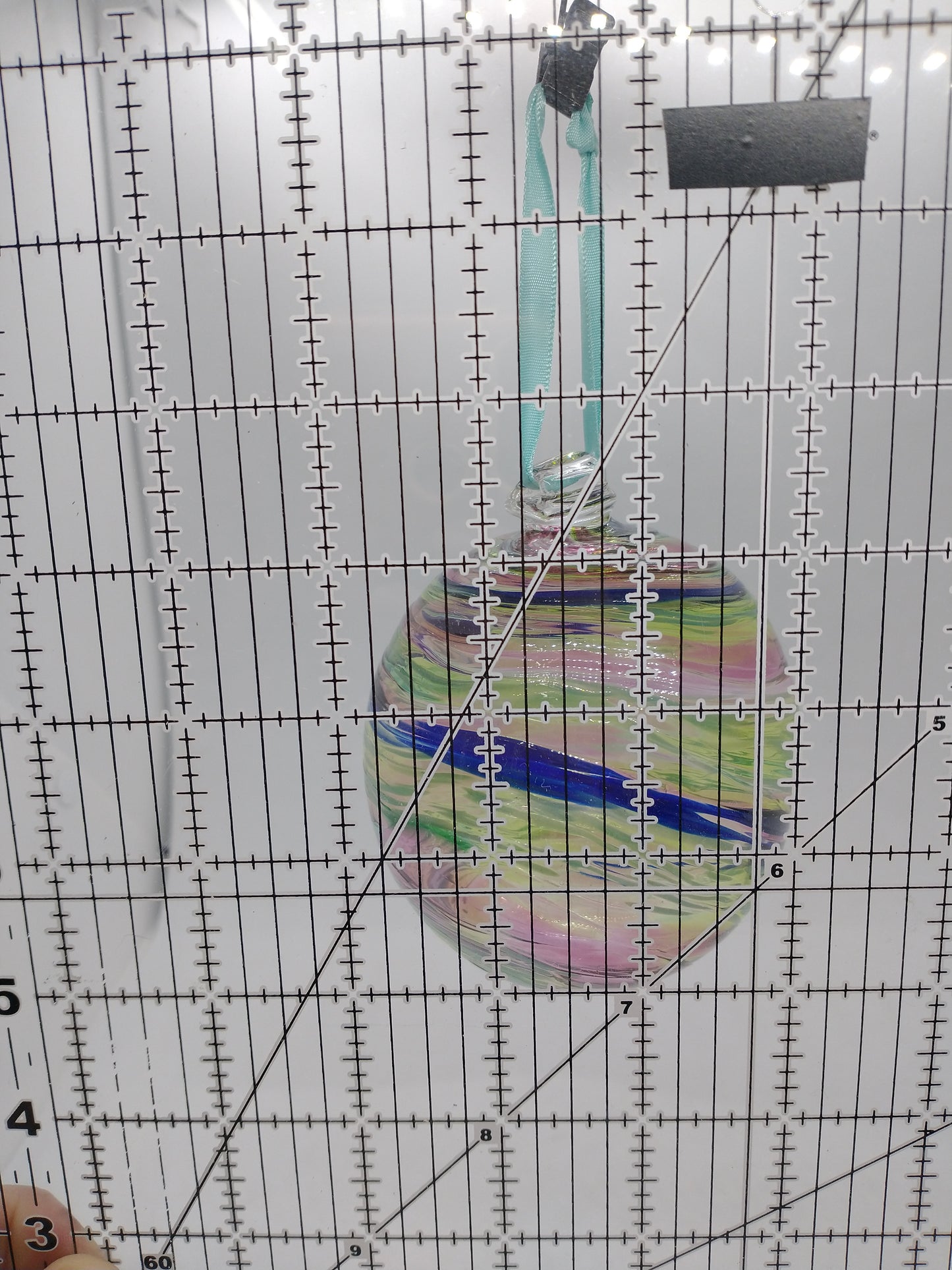 Hand Blown Glass Ornament suncatcher Garden Ball home decor