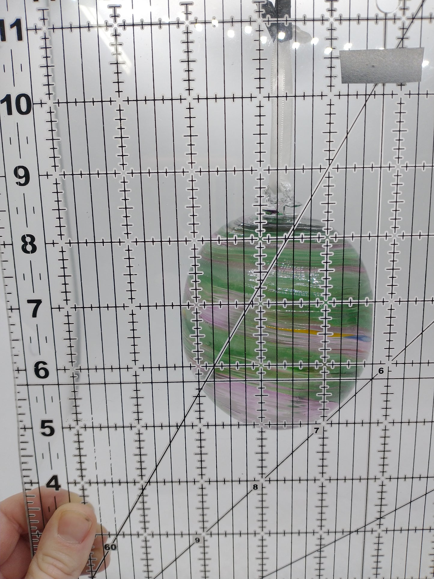 Hand Blown Glass Ornament suncatcher Garden Ball home decor