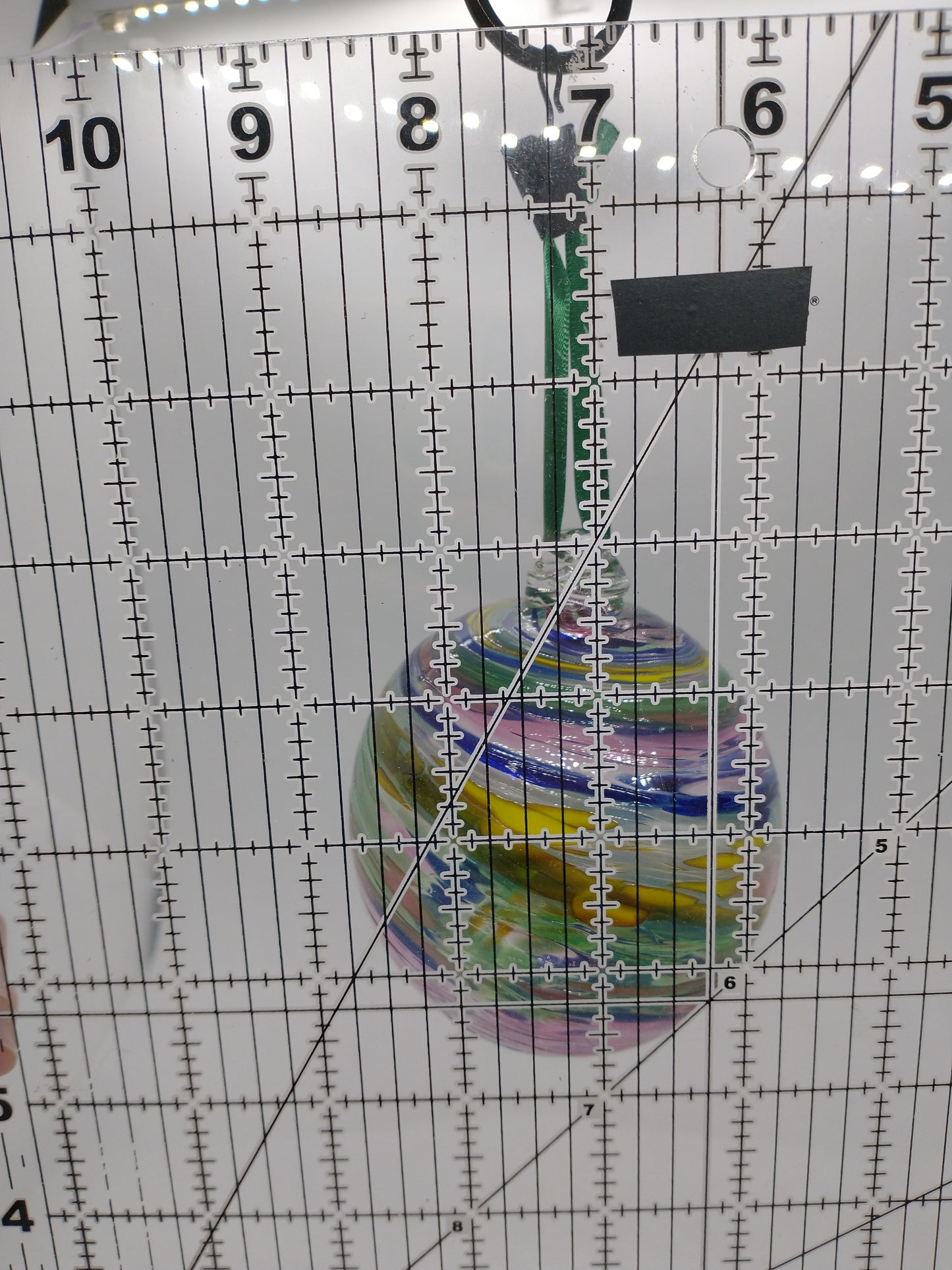 Hand Blown Glass Ornament suncatcher Garden Ball home decor