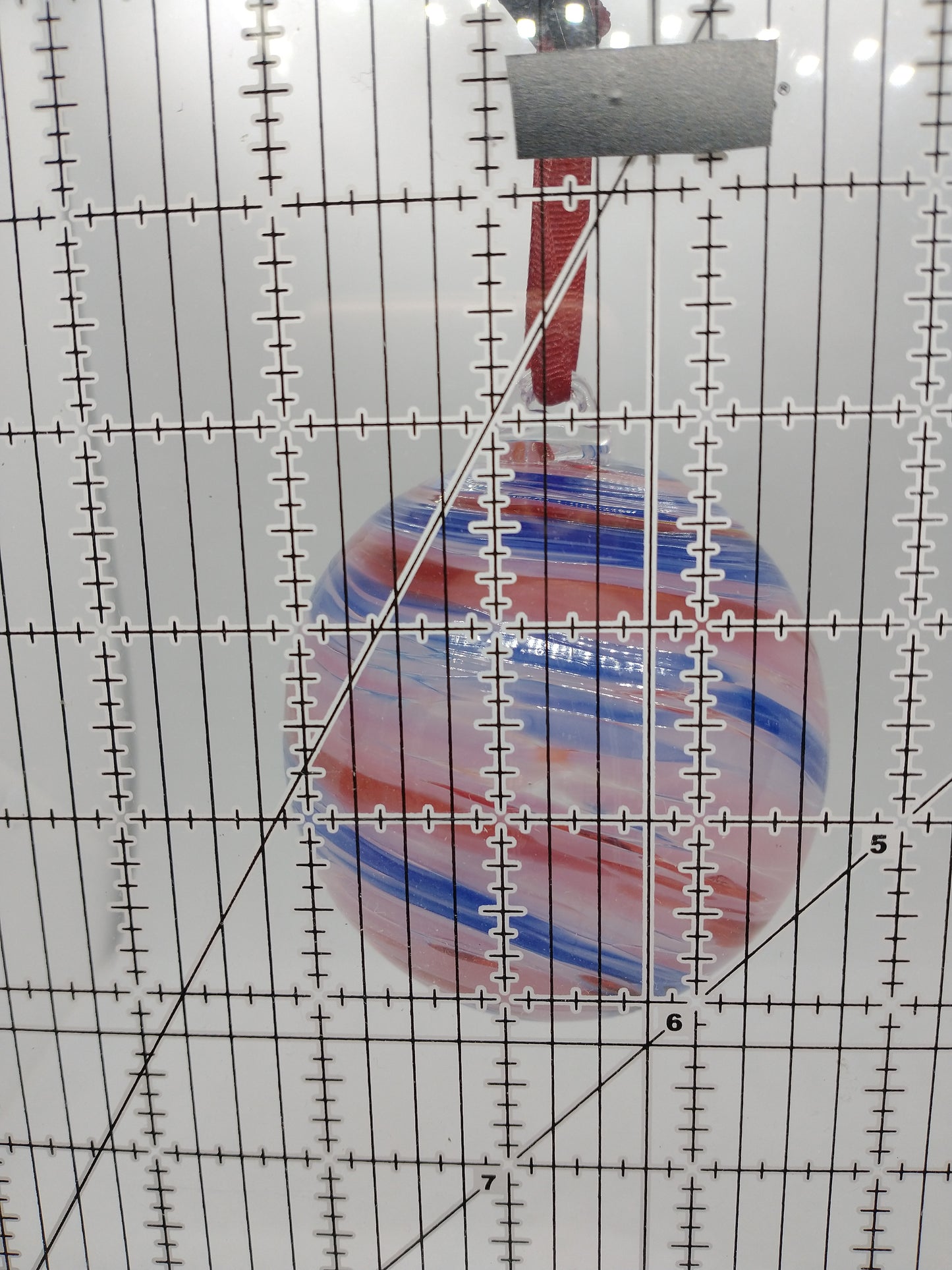 Hand Blown Glass Ornament suncatcher Garden Ball home decor