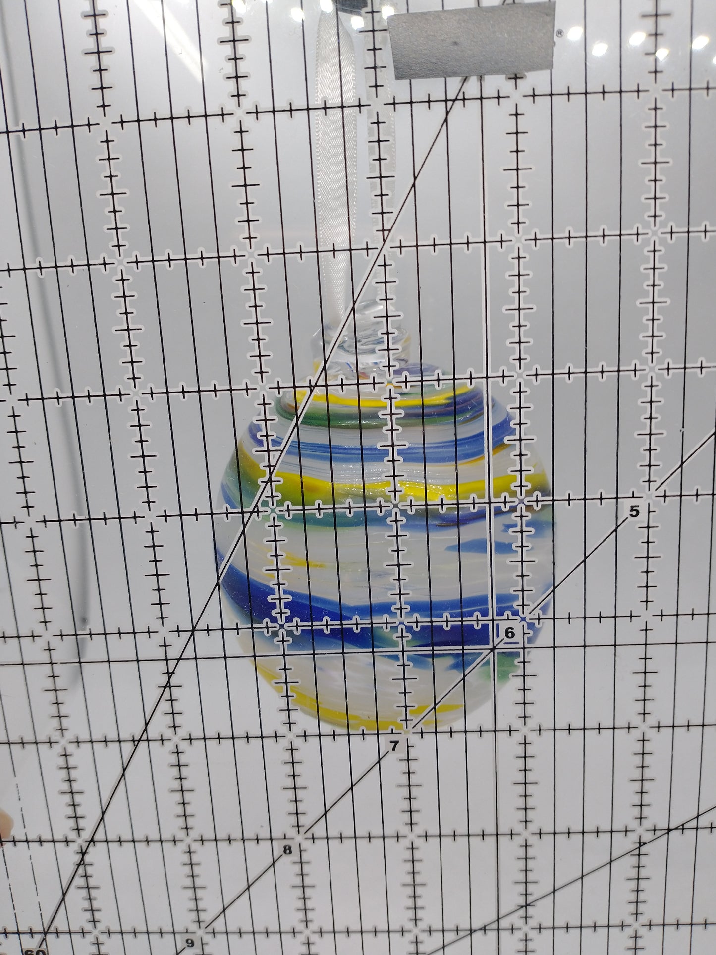 Hand Blown Glass Ornament suncatcher Garden Ball home decor