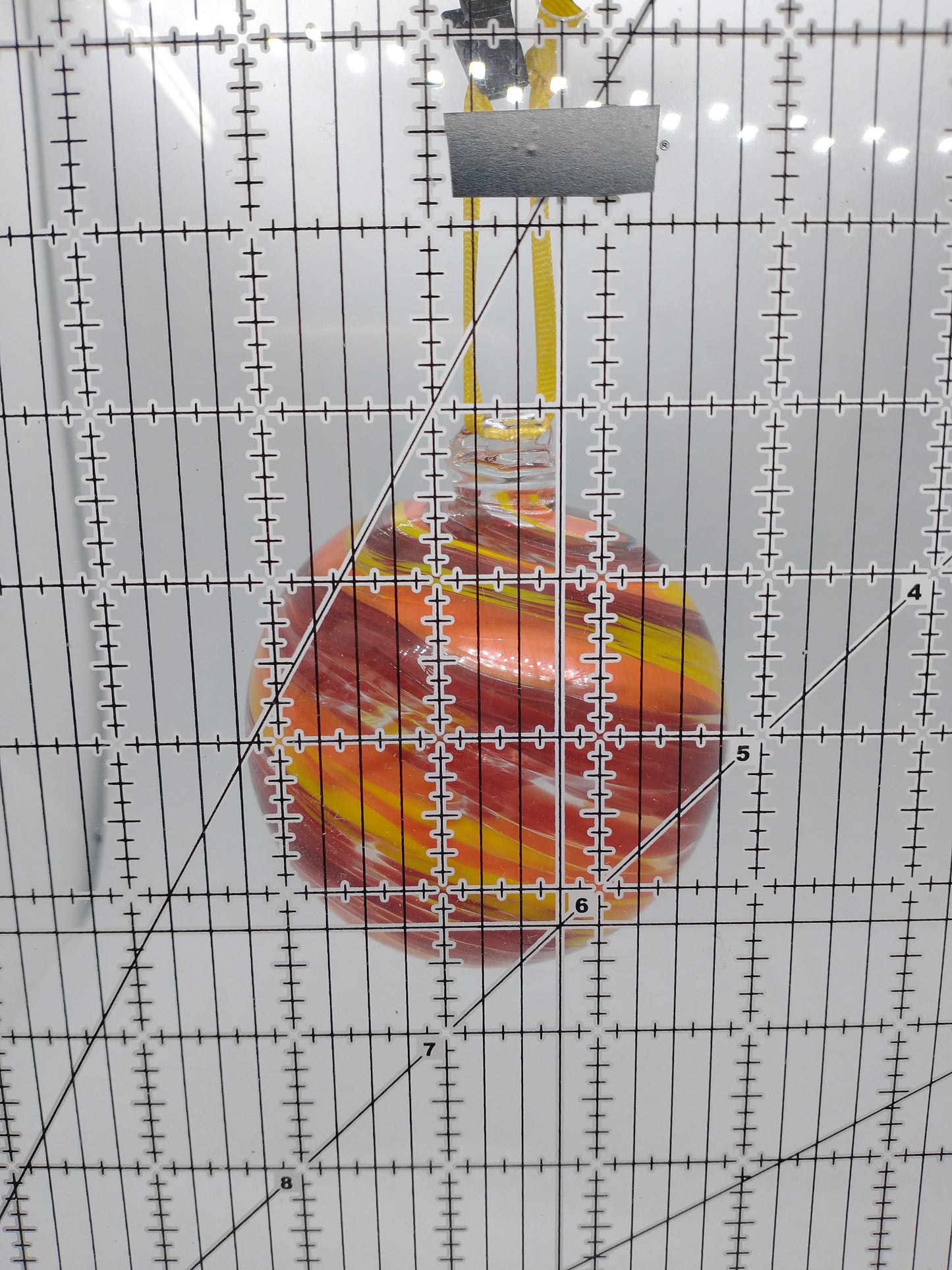 Hand Blown Glass Ornament suncatcher Garden Ball home decor