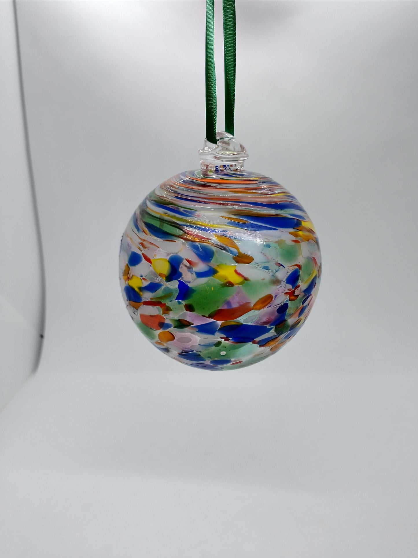 Hand Blown Glass Ornament suncatcher Garden Ball home decor