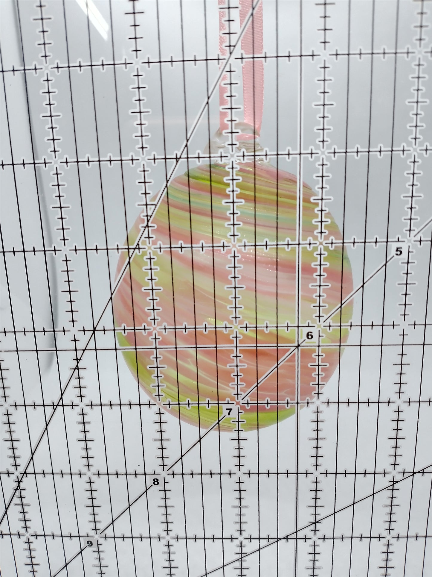 Hand Blown Glass Ornament suncatcher Garden Ball home decor