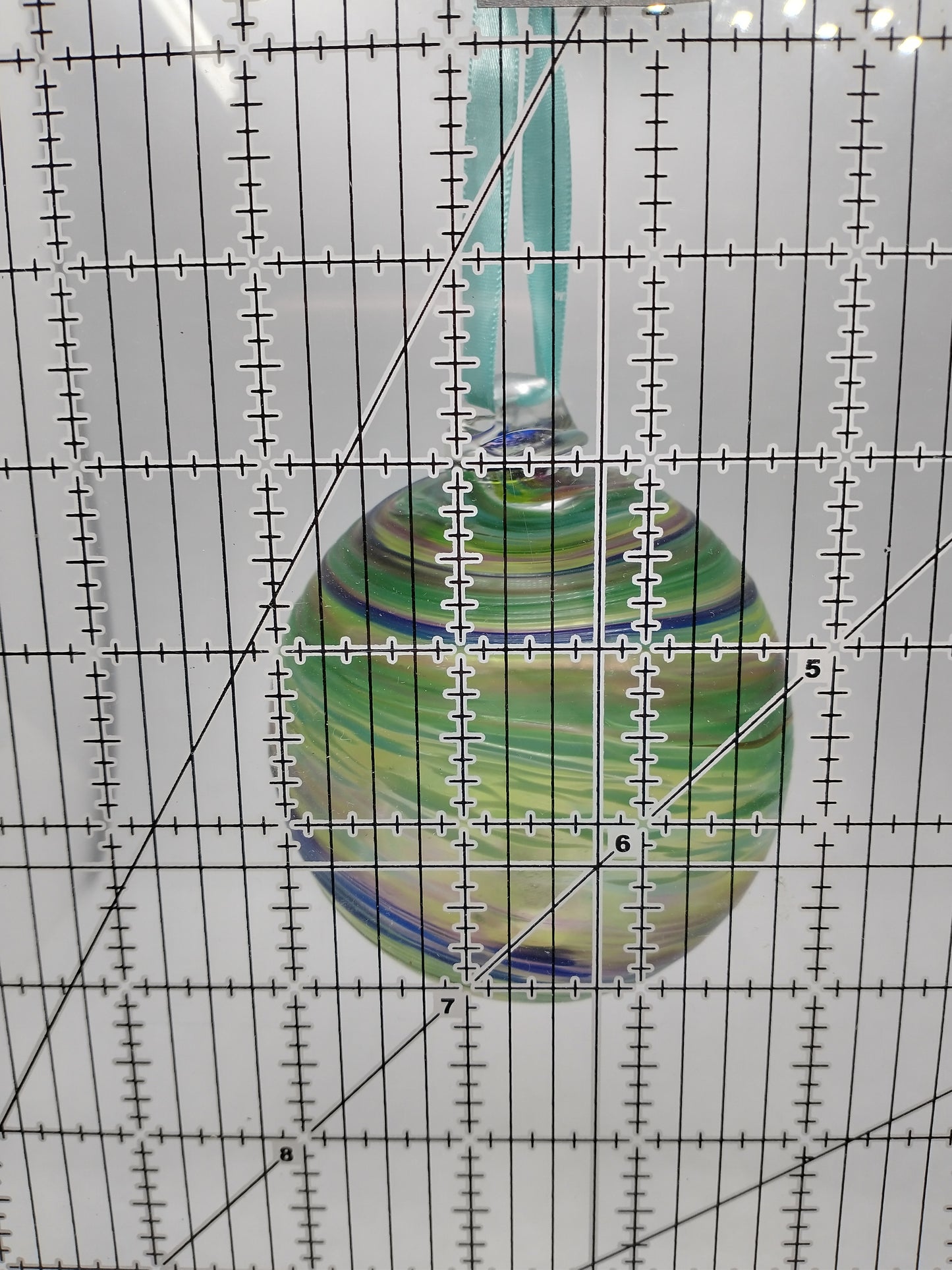 Hand Blown Glass Ornament suncatcher Garden Ball home decor