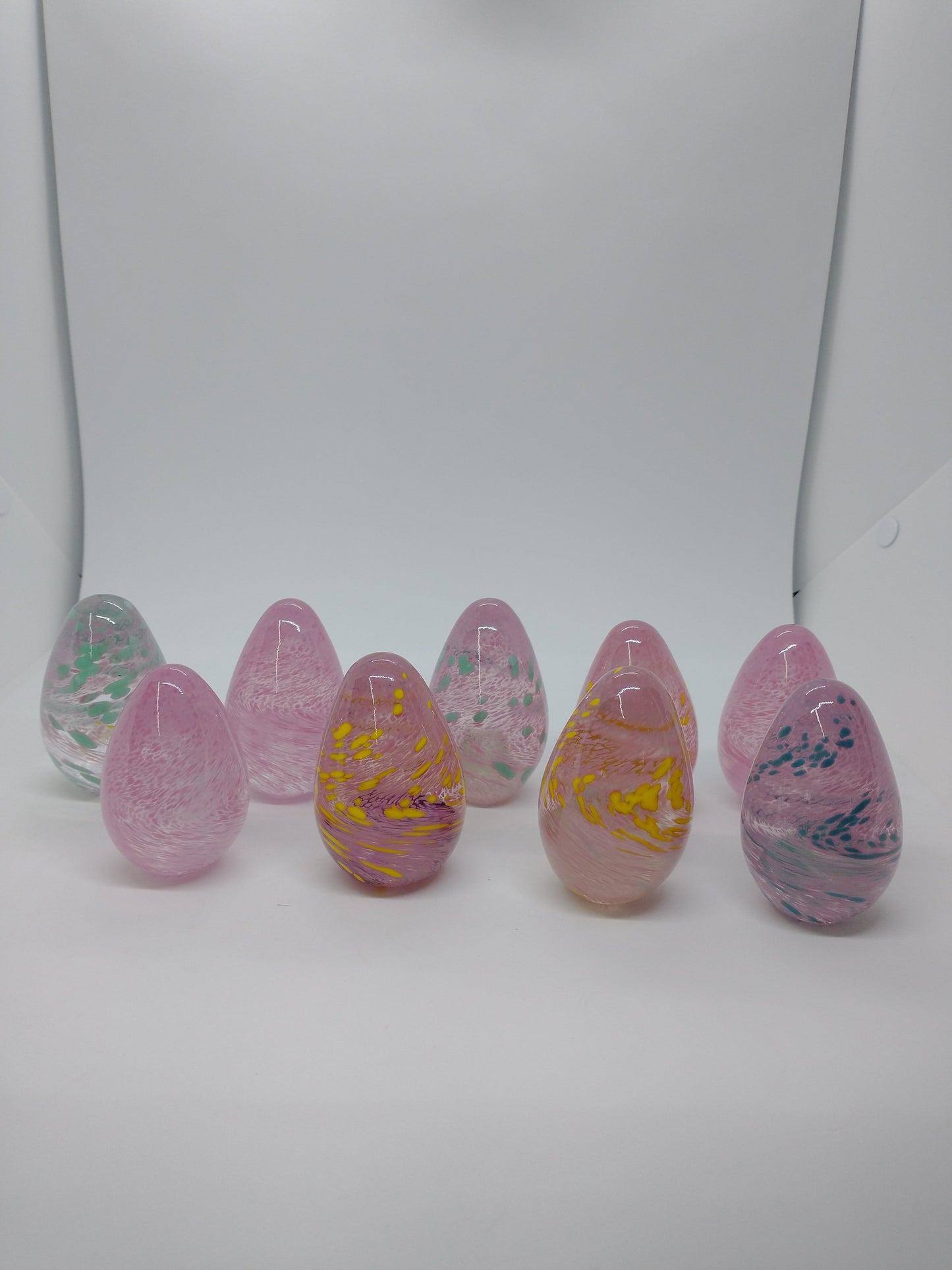 Easter egg SINGLE hand blown glass egg