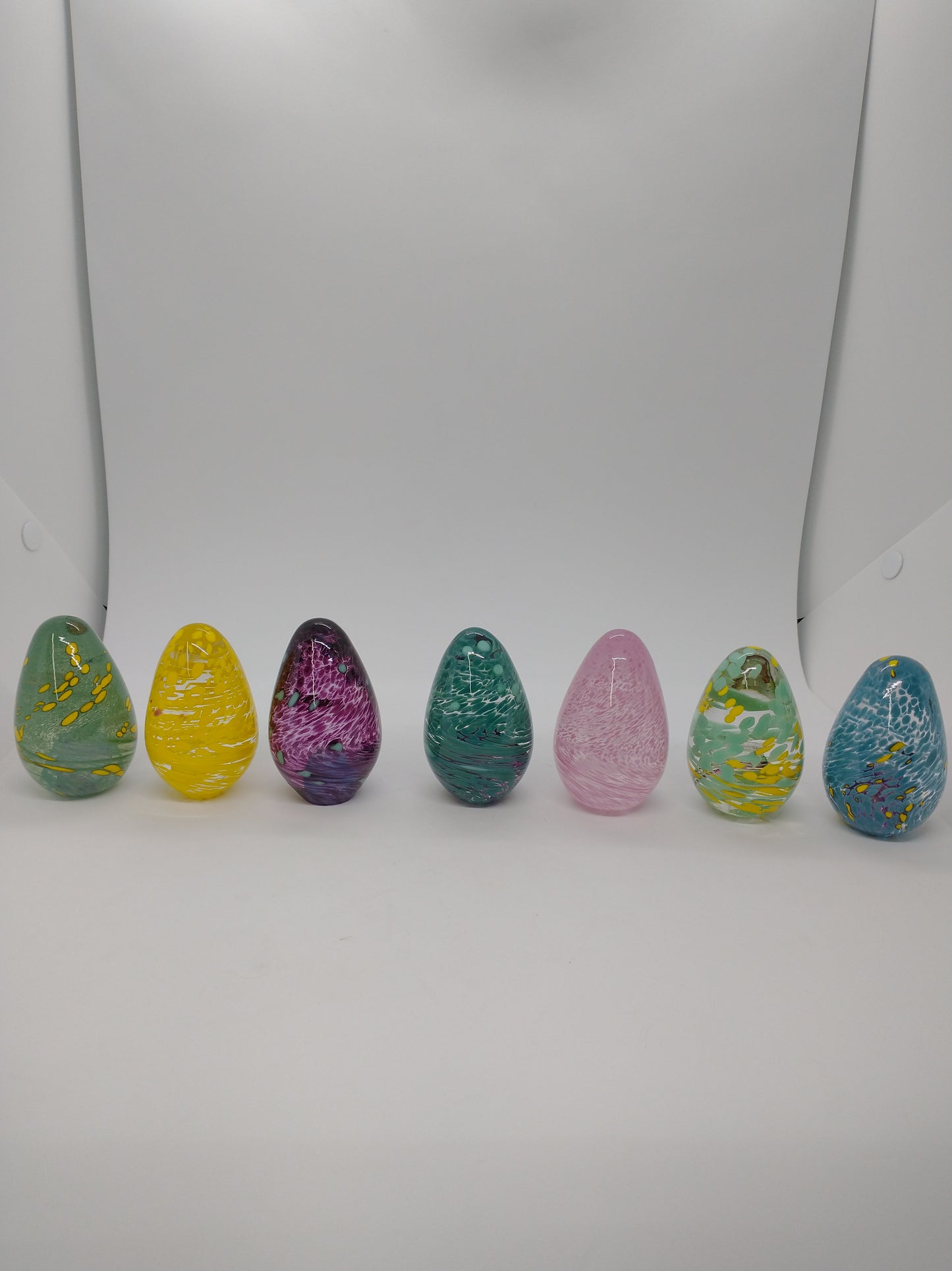 Easter egg SINGLE hand blown glass egg