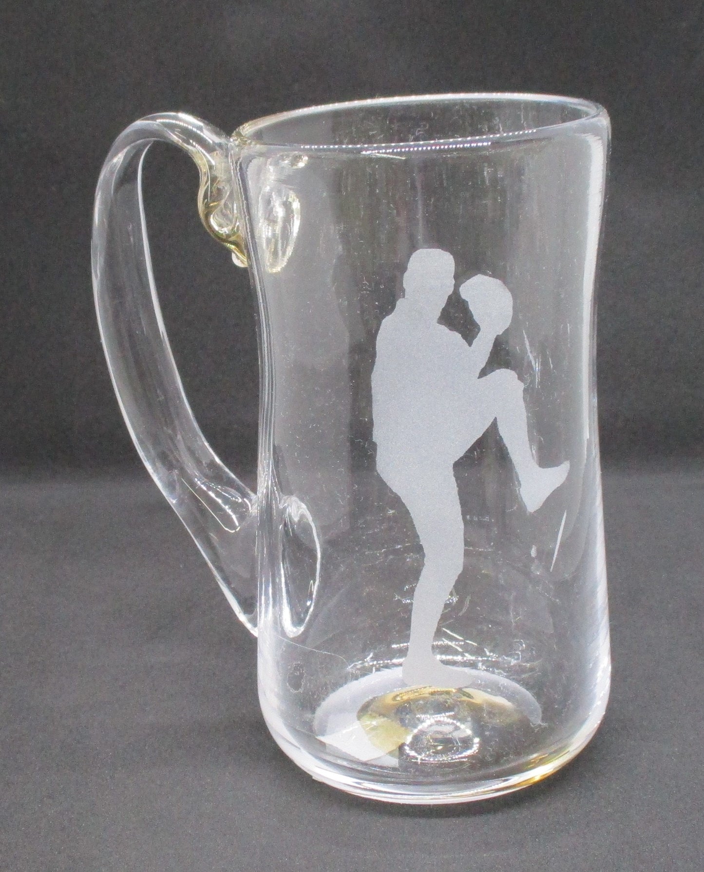 Hand Blown Glass Drinking Glasses Baseball Pitcher Personalize Mug Cup Beer